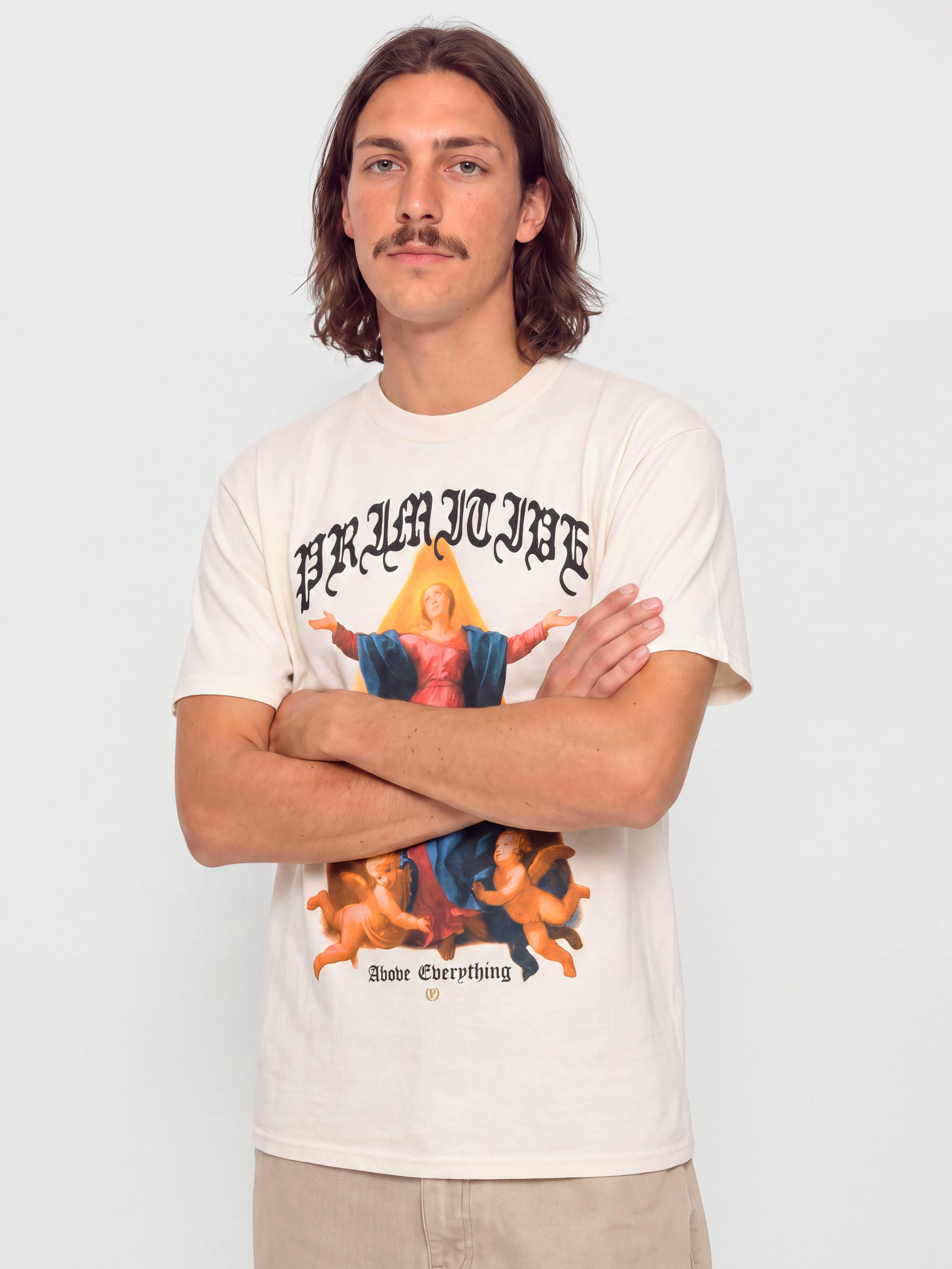 Tričko Primitive Prosper (cream)