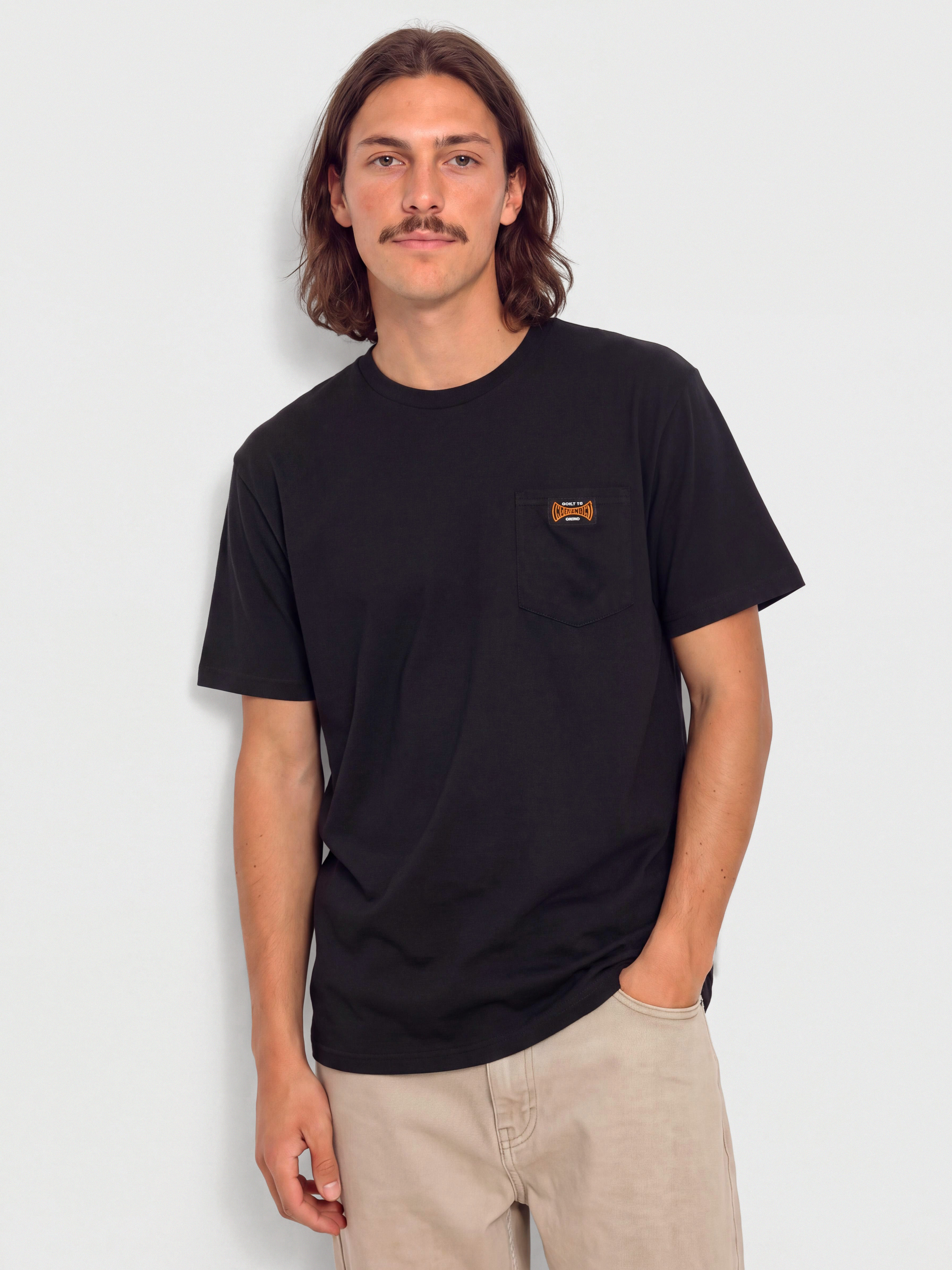 Tričko Independent Built To Grind Pocket (black)