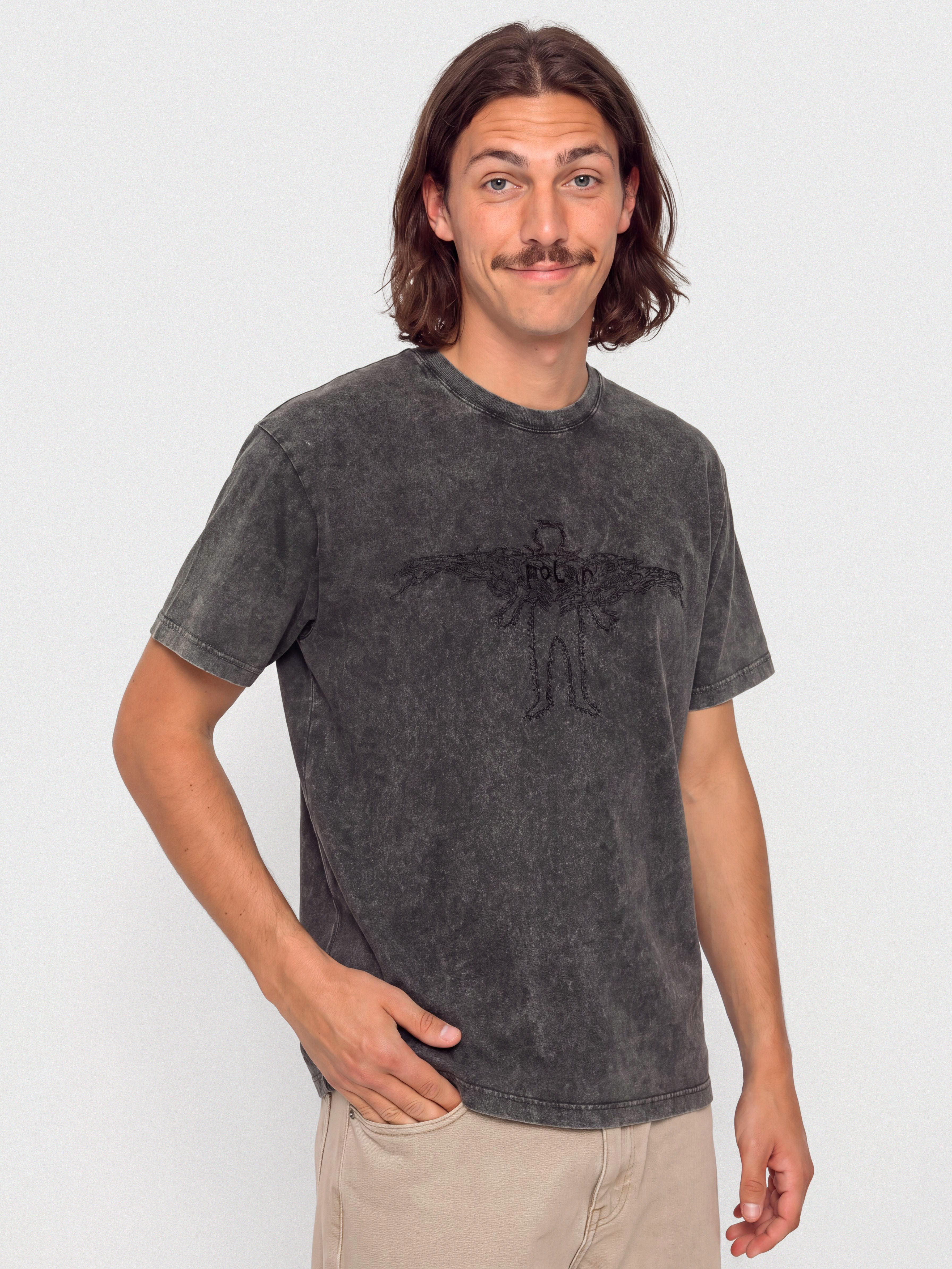 Tričko Polar Skate Acid Soul (black)