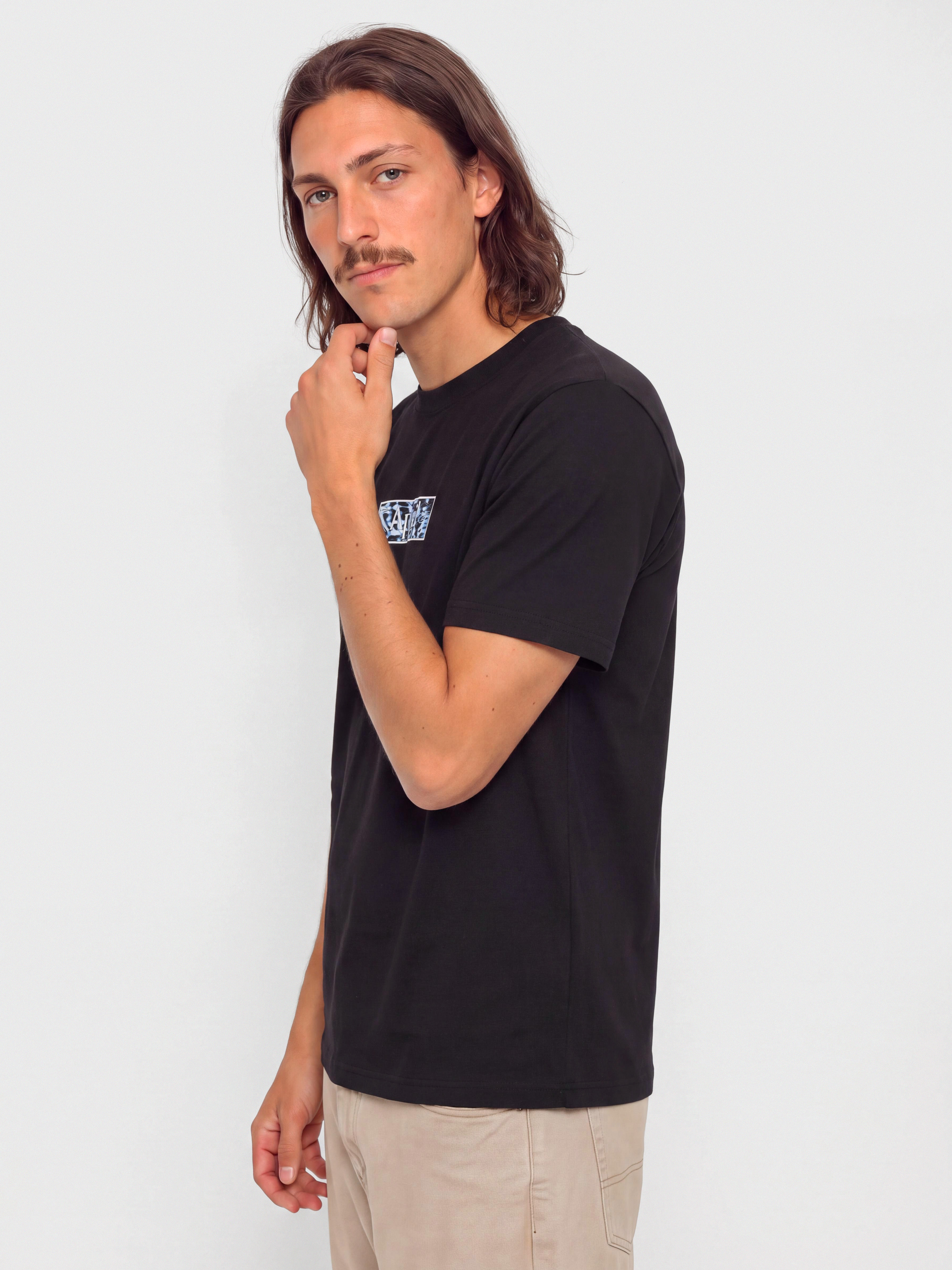 Tričko April Skateboards Liquid (black)