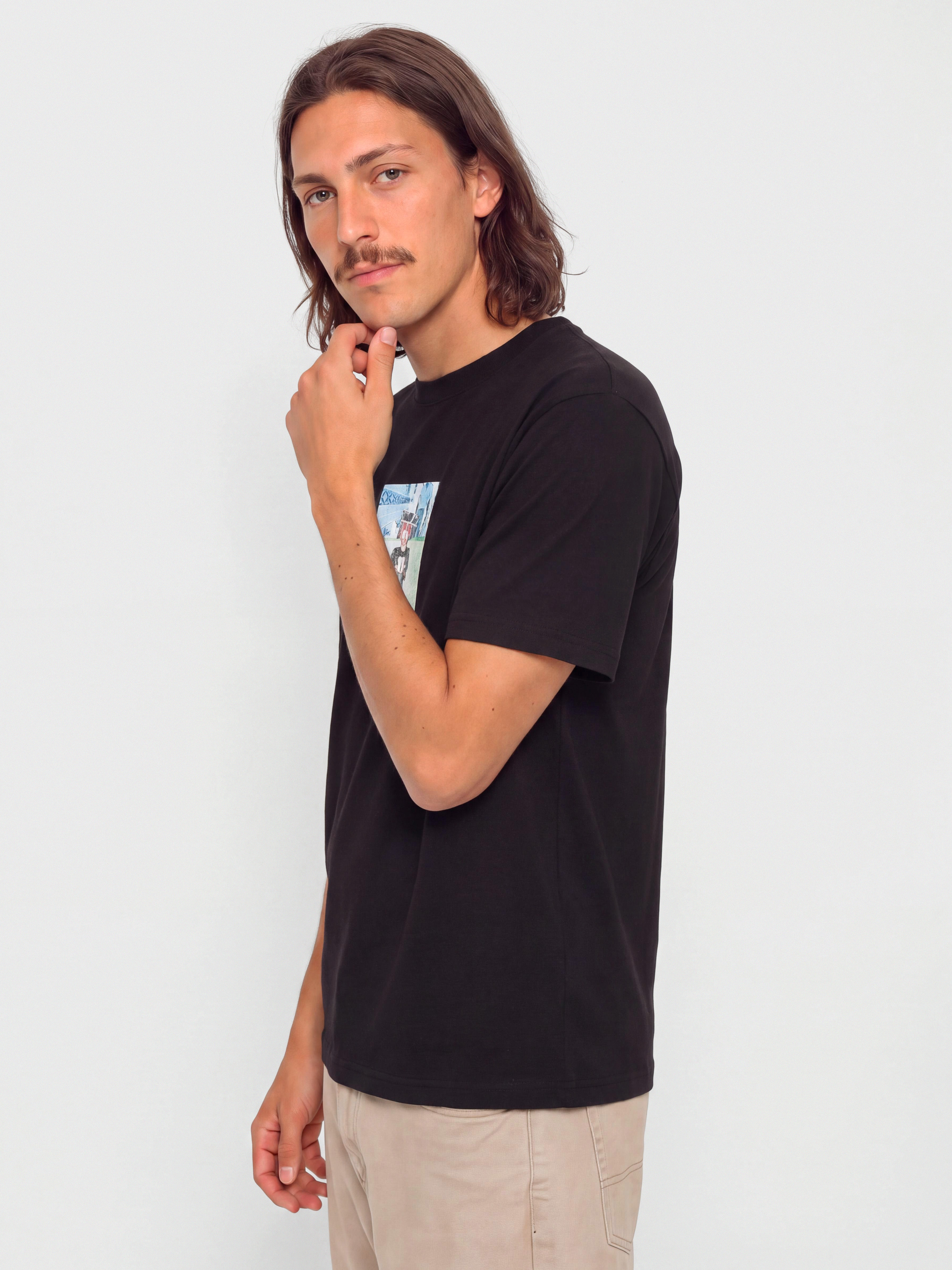 Tričko Polar Skate Jeans Teeth (black)