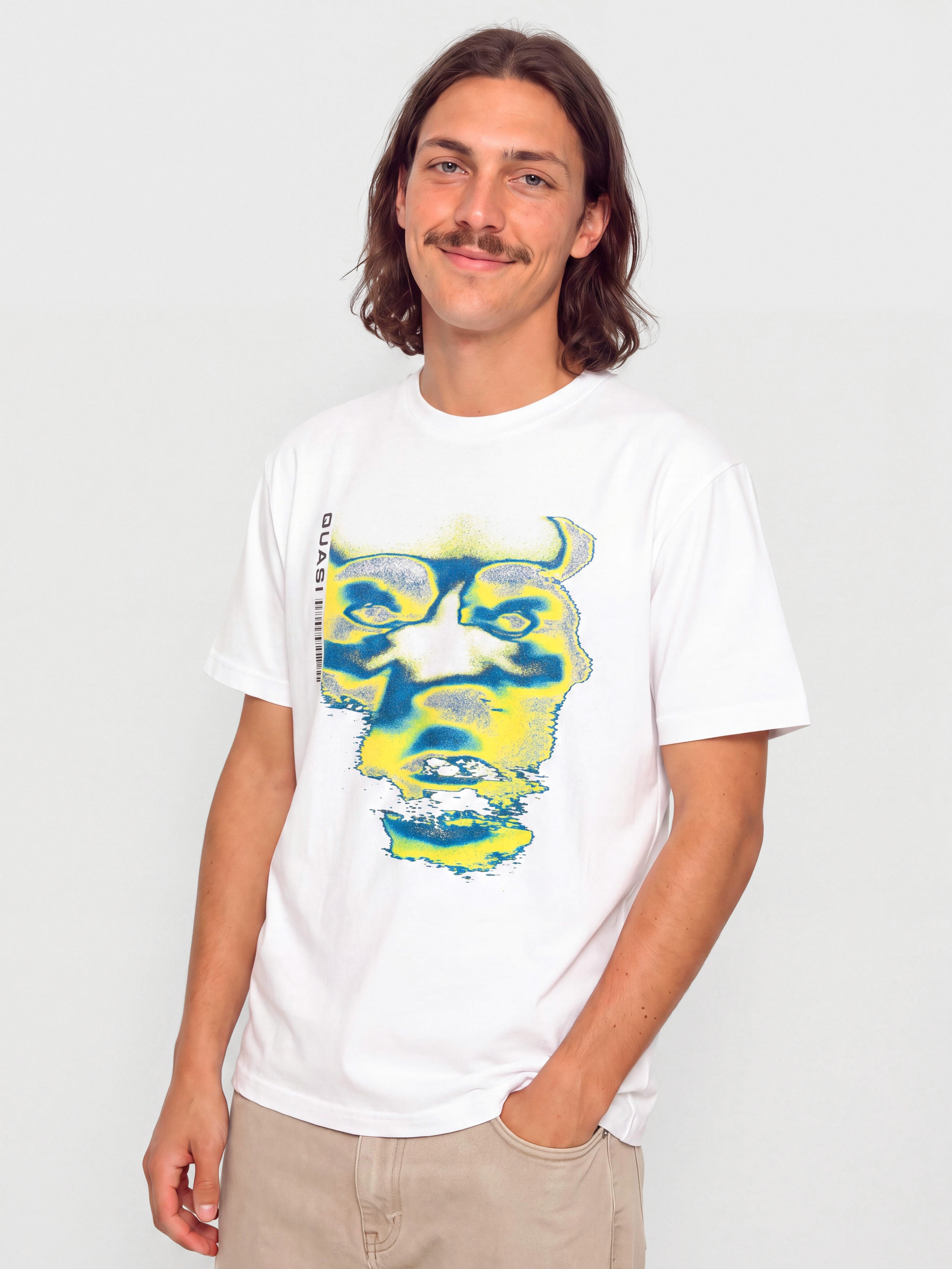 Tričko Quasi Skateboards UPC (white)