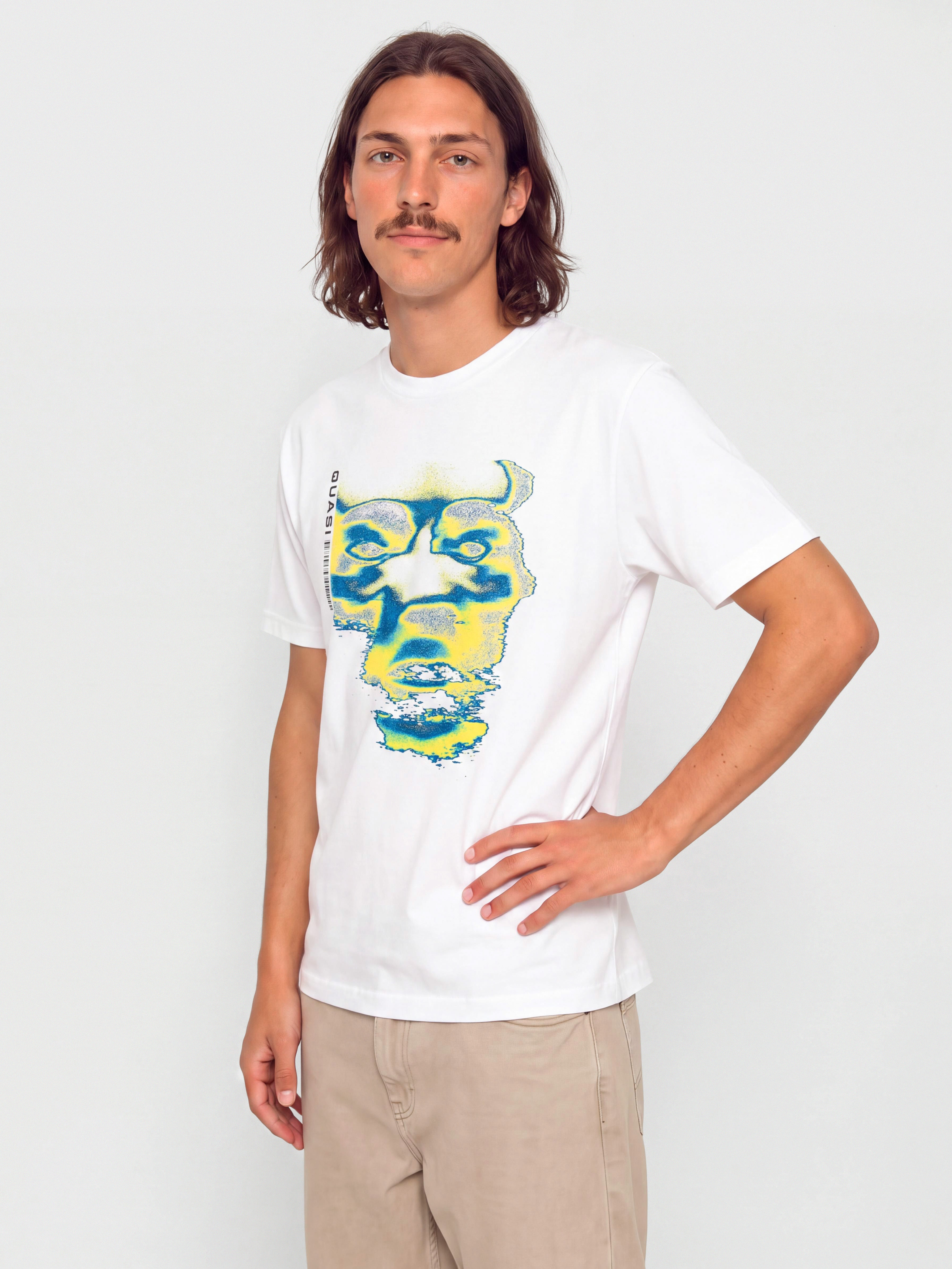 Tričko Quasi Skateboards UPC (white)