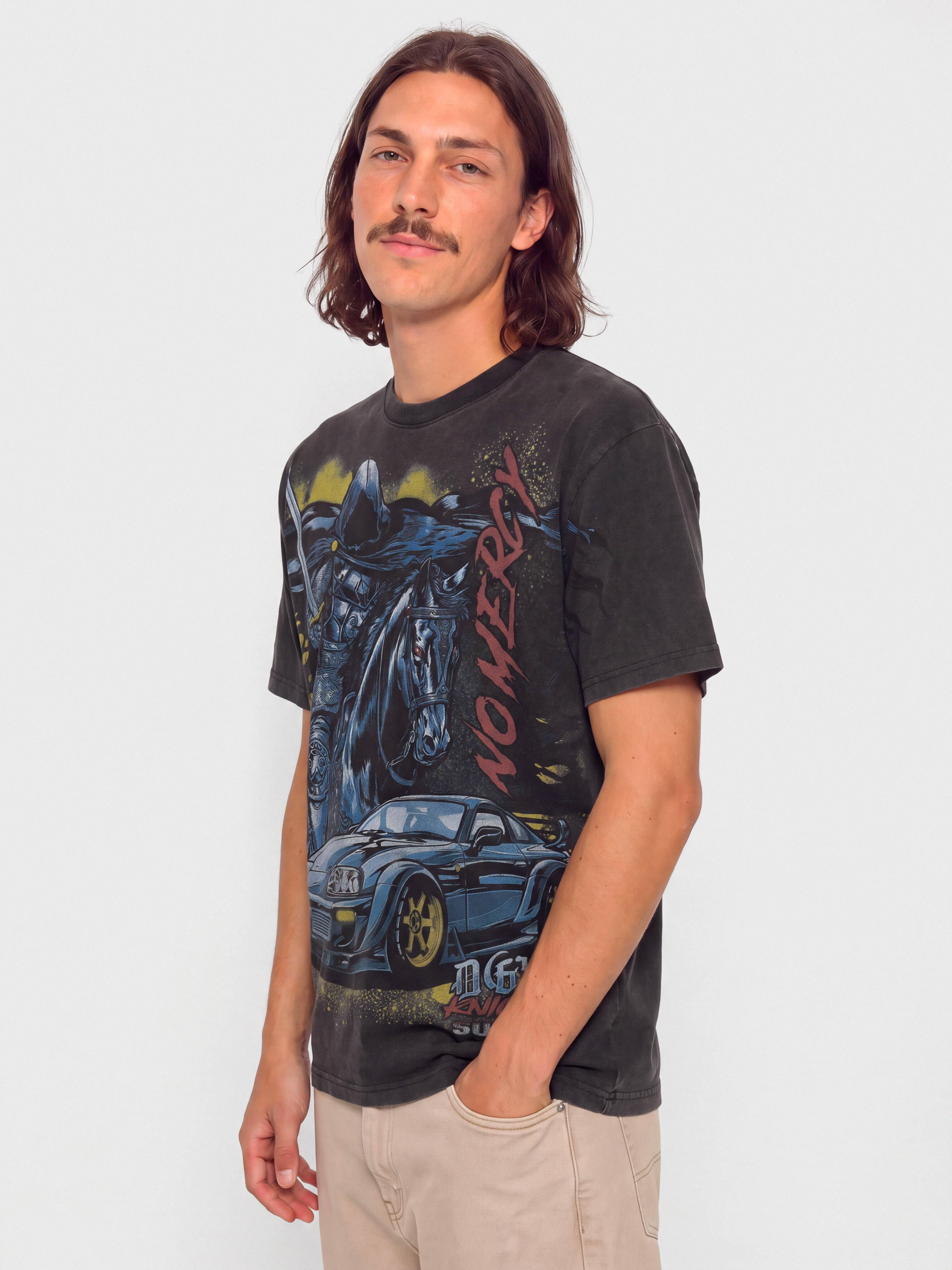 Tričko DGK Black Knight (vintage black)
