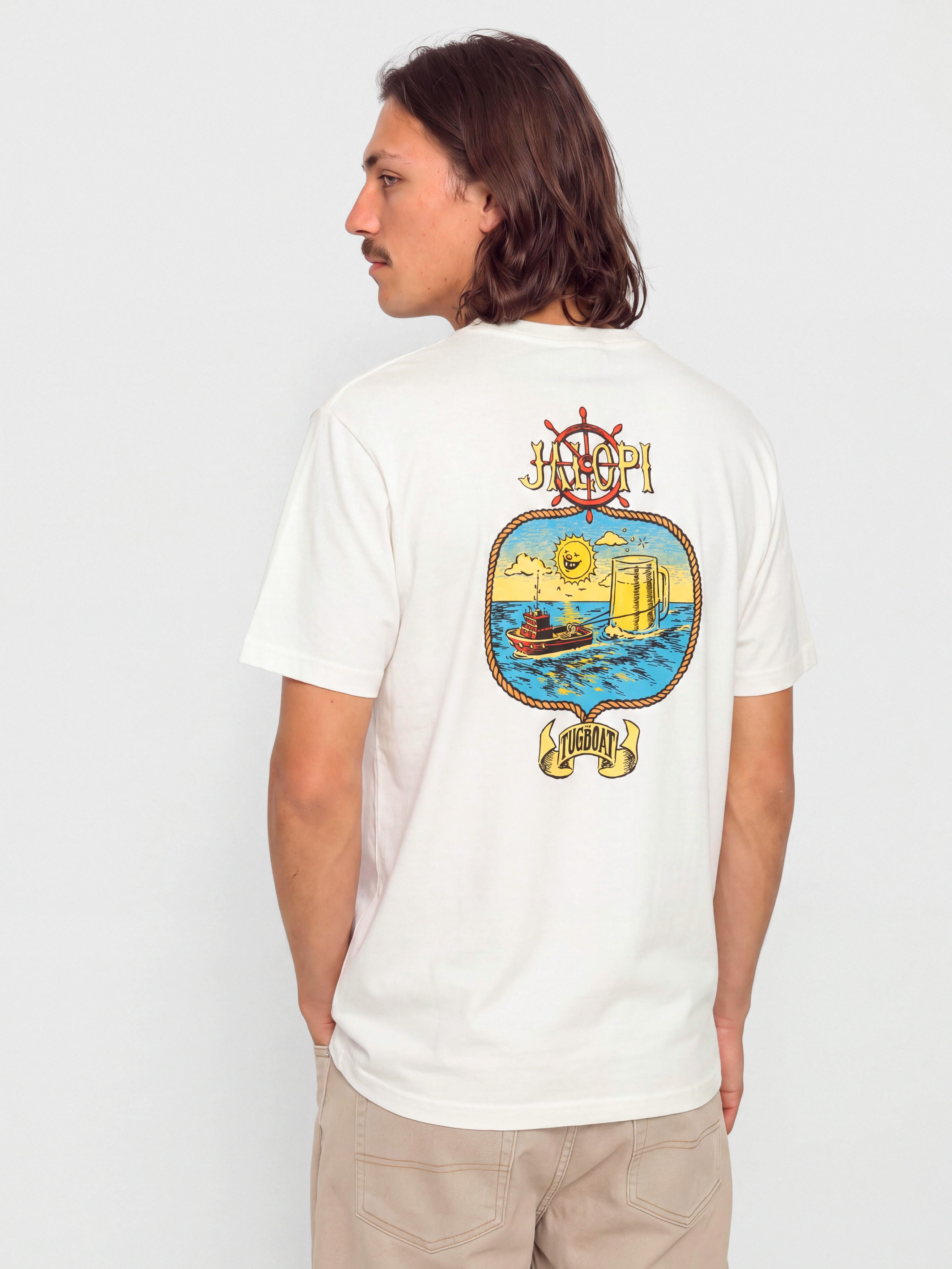 Tričko Antihero Jalopi Tugboat (white)