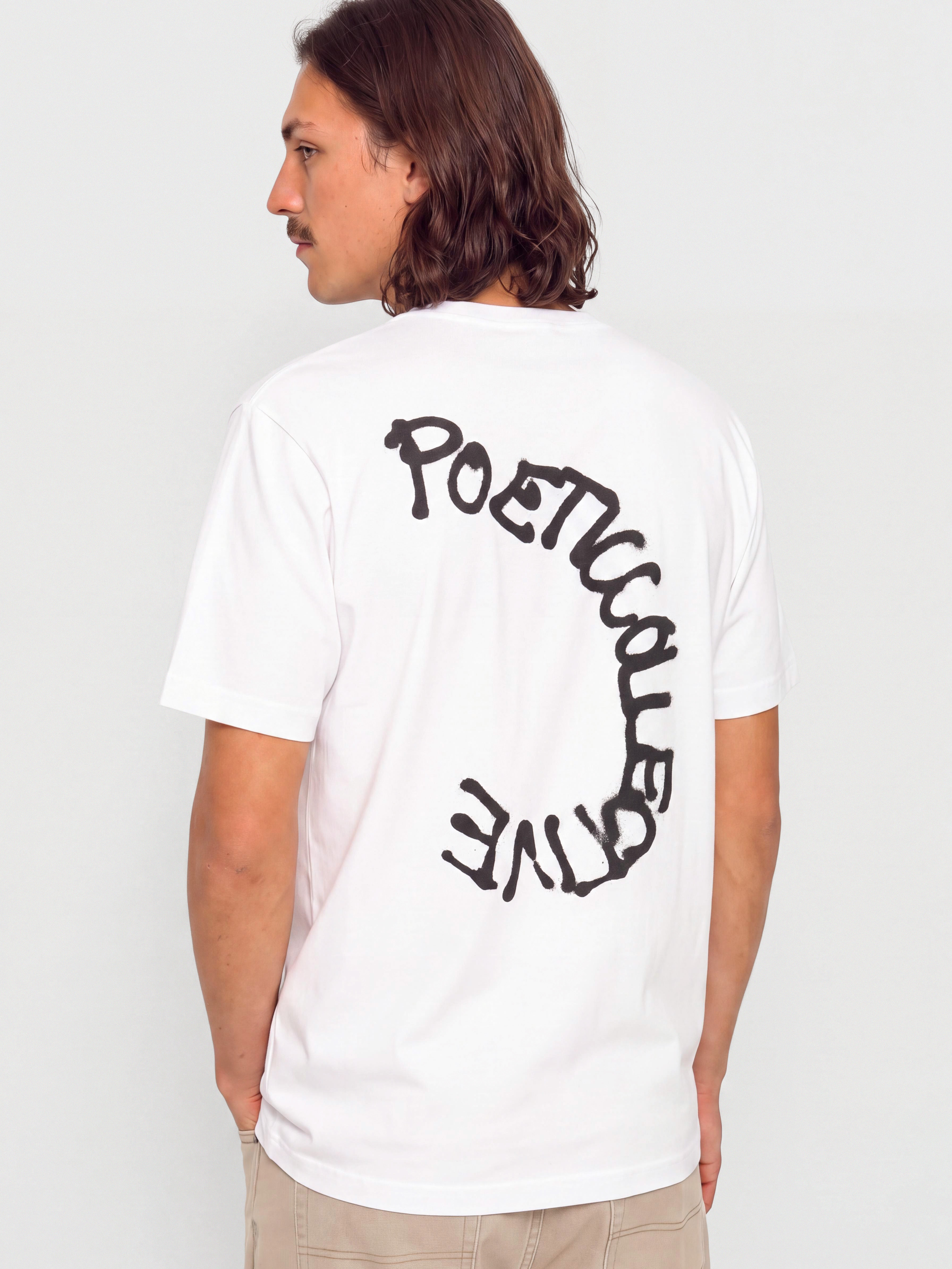 Tričko Poetic Collective Spray (white)