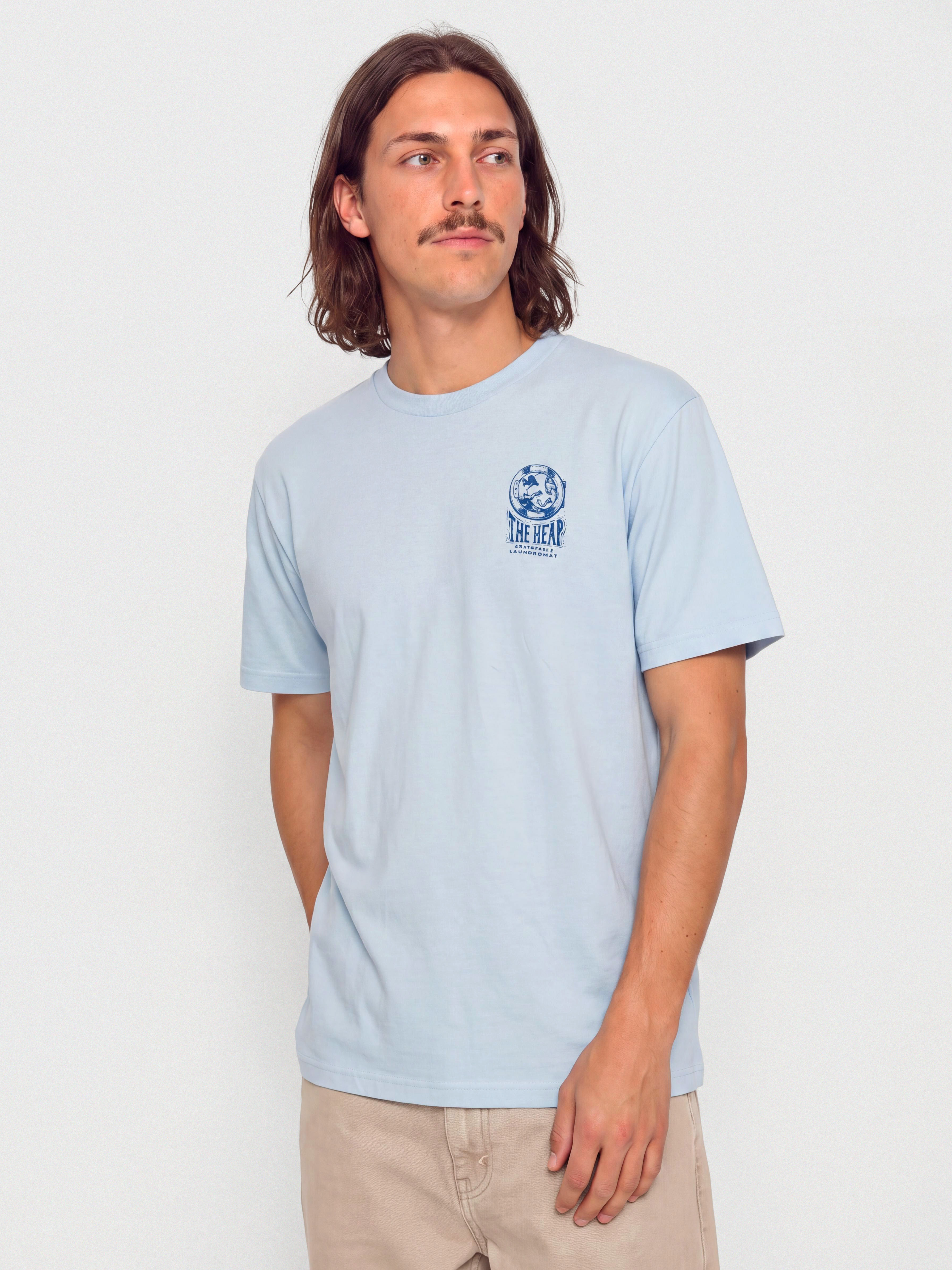 Tričko Antihero The Heap (powder blue w/dk blue prints)