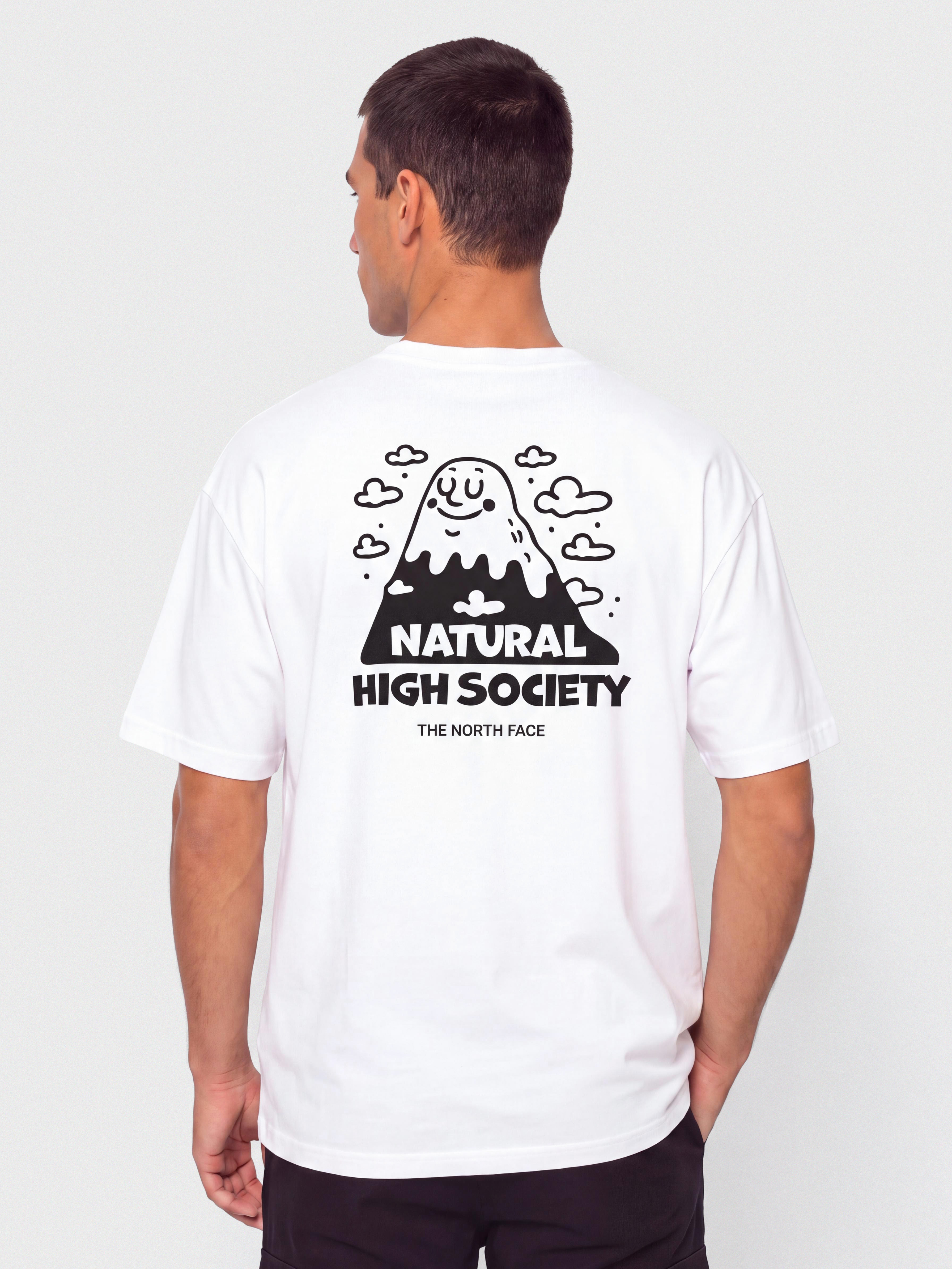 Tričko The North Face Nat High Society Relaxed (tnf white)