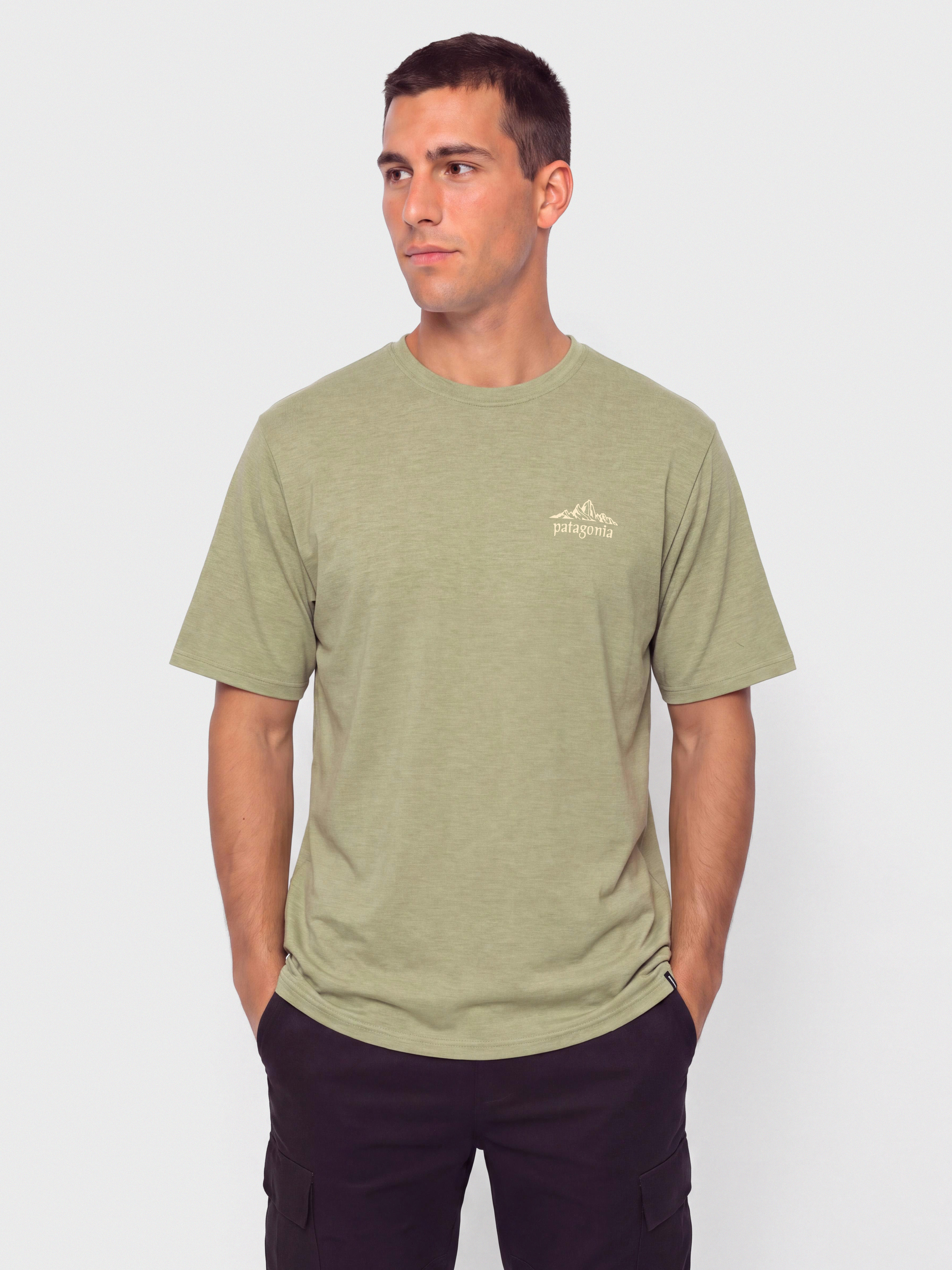 Tričko Patagonia Cap Cool Daily Cloud Crag (gumtree green light gumtree green x dye)