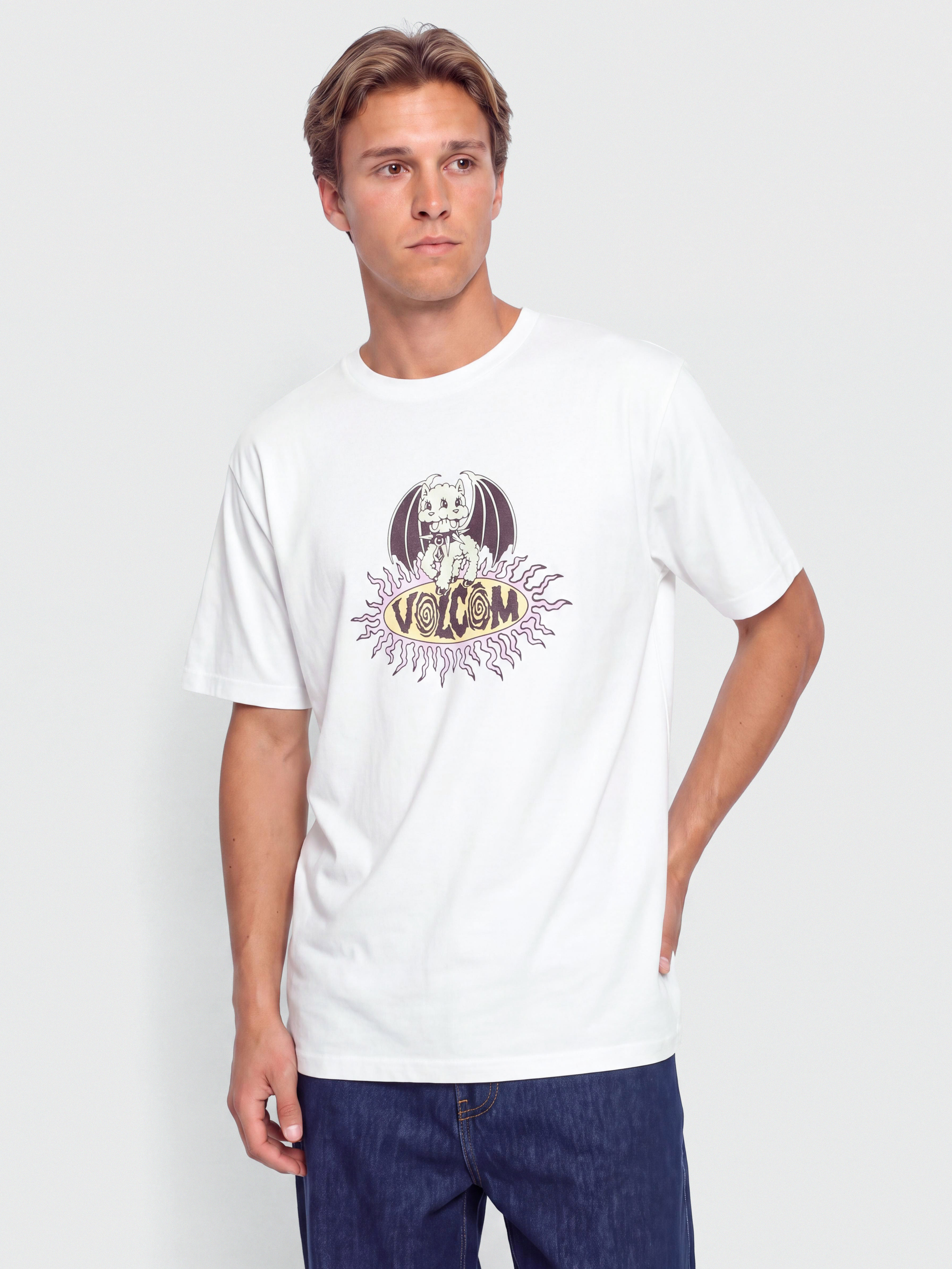 Tričko Volcom Sunster Lse (white)