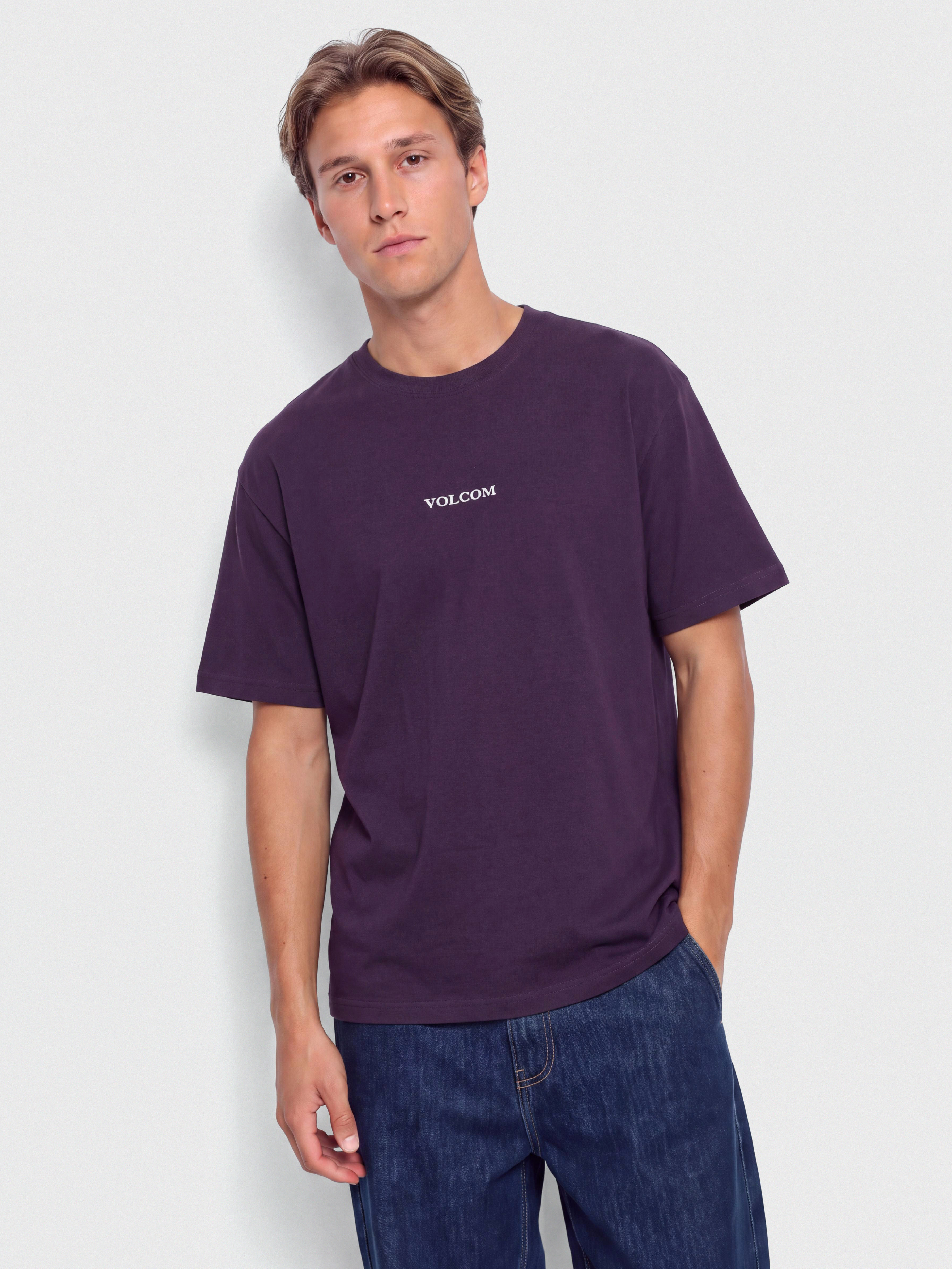 Tričko Volcom Stone Lse (grape royale)