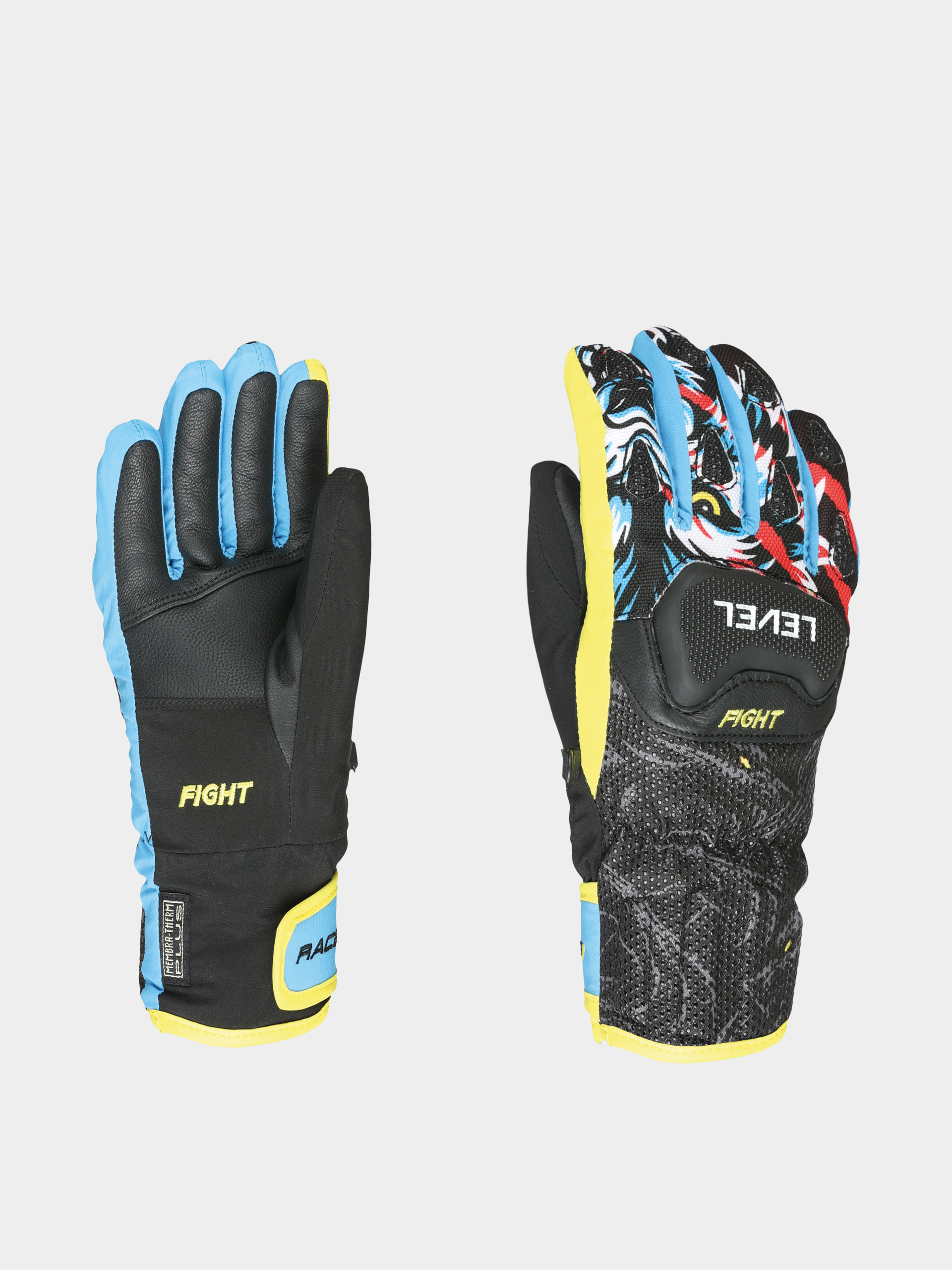 Rukavice Level Race Jr JR (black yellow)