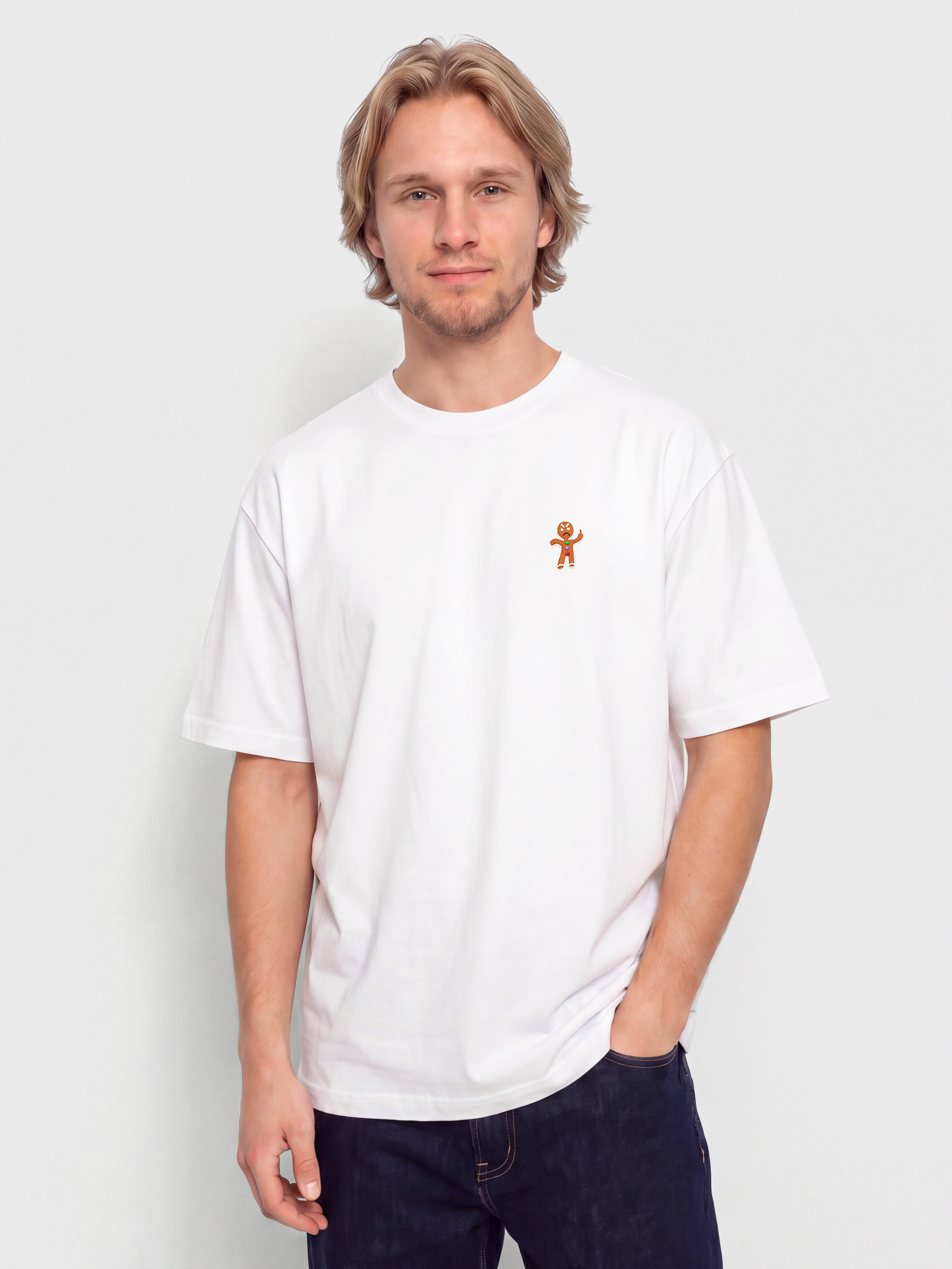 Tričko Iriedaily Cookieman Emb (white)