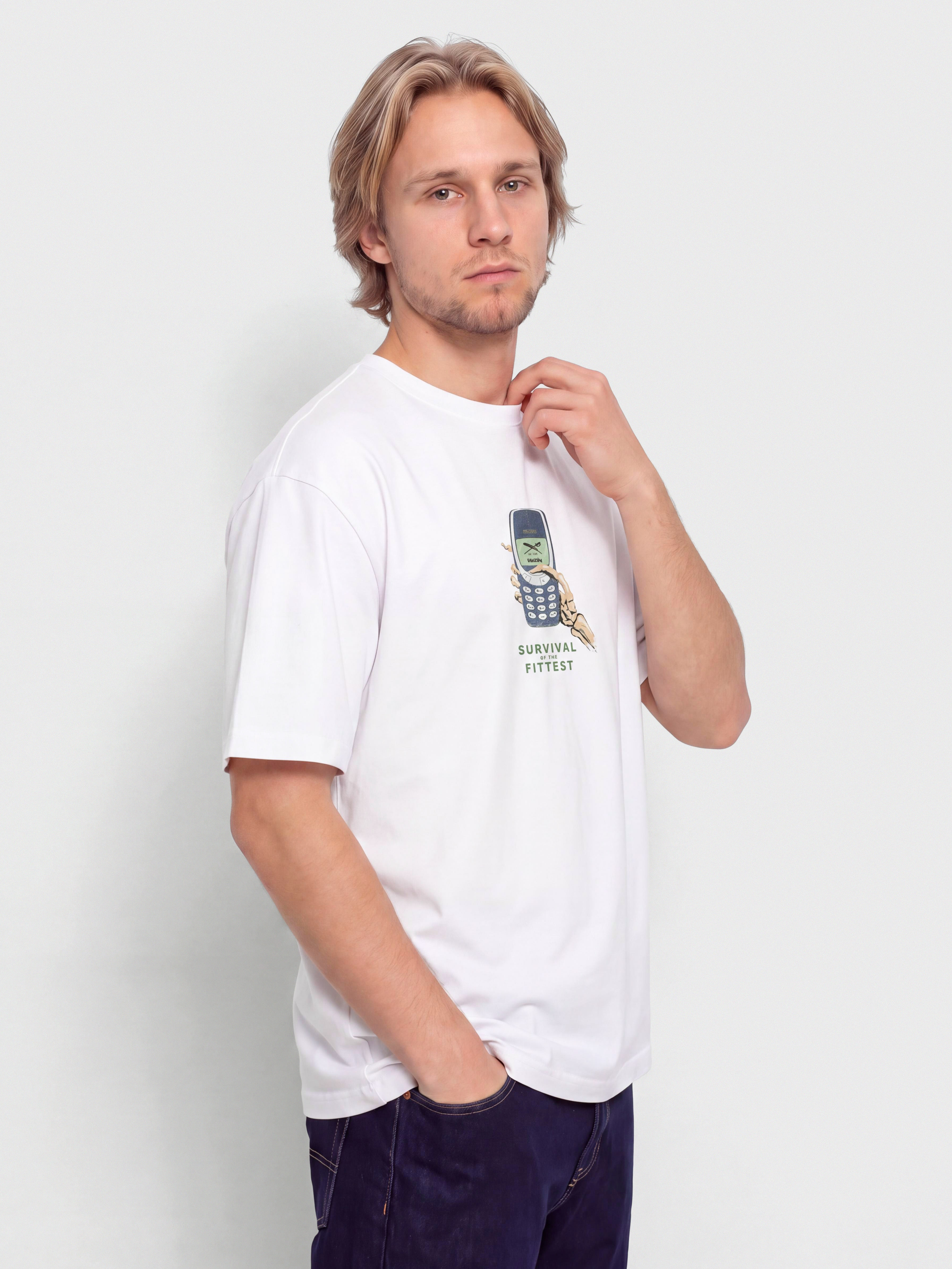 Tričko Iriedaily The Fittest (white)