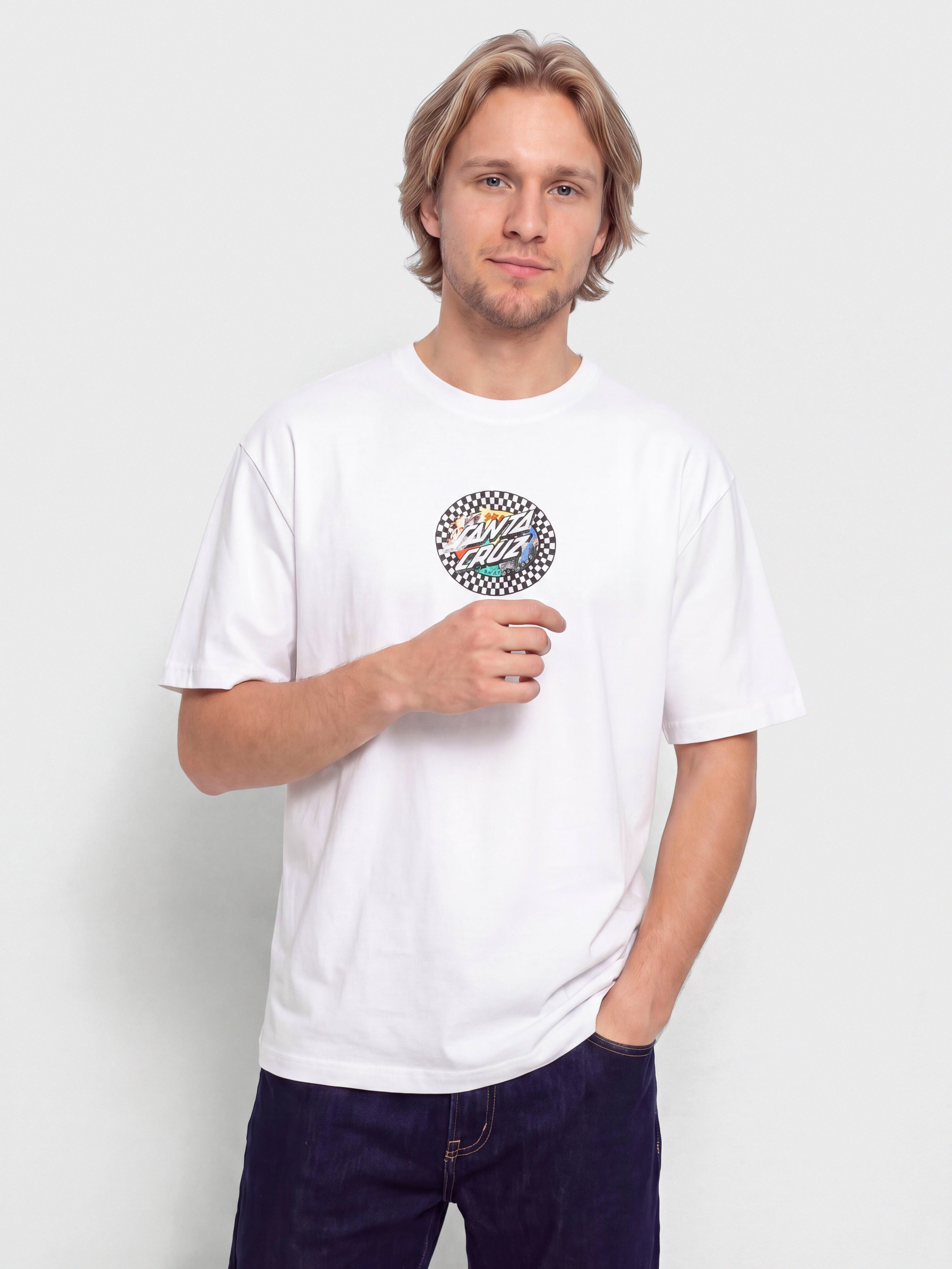 Tričko Santa Cruz Collage Oval Dot (white)