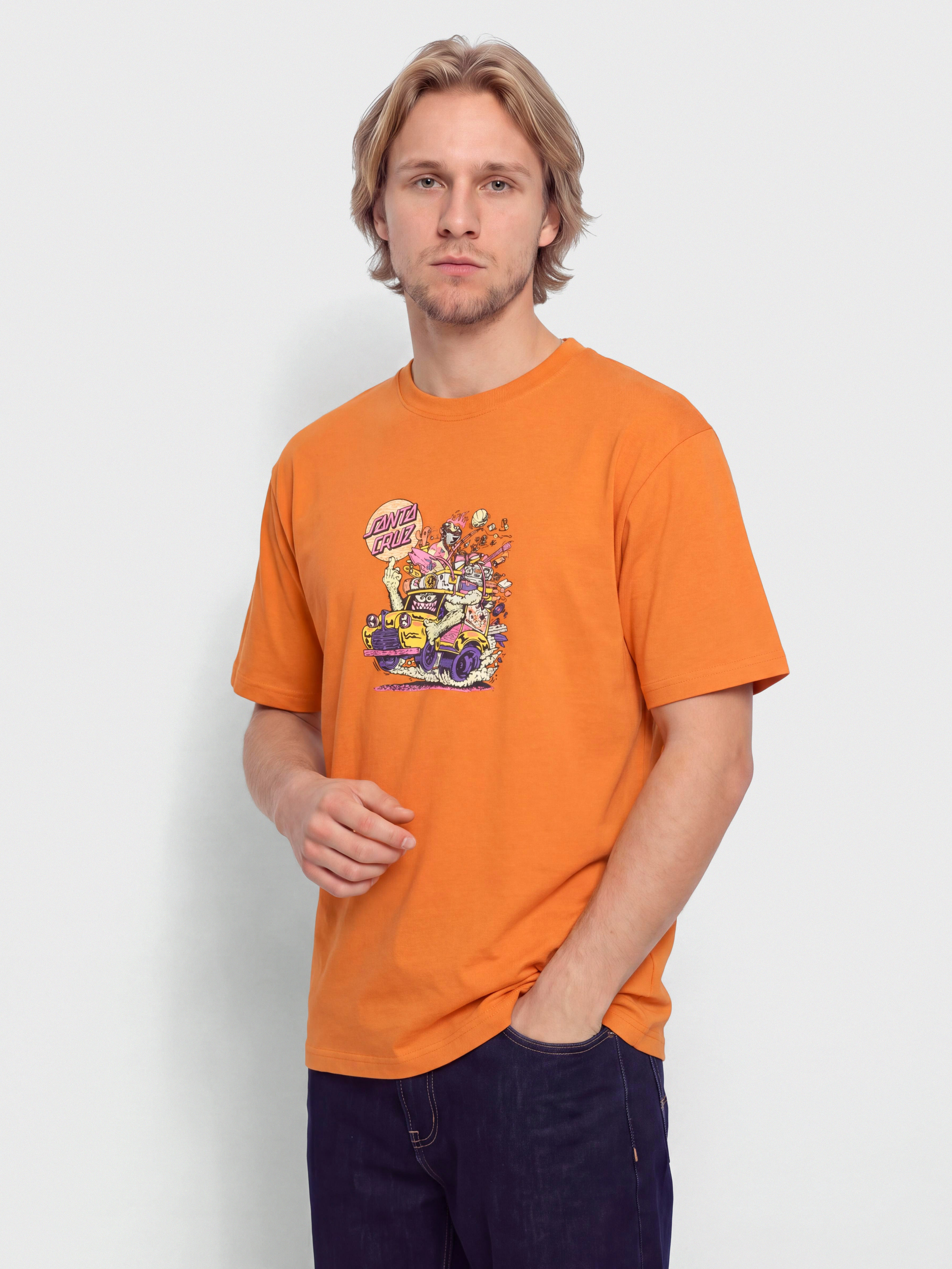 Tričko Santa Cruz Johnson Beast Wagon (amber)