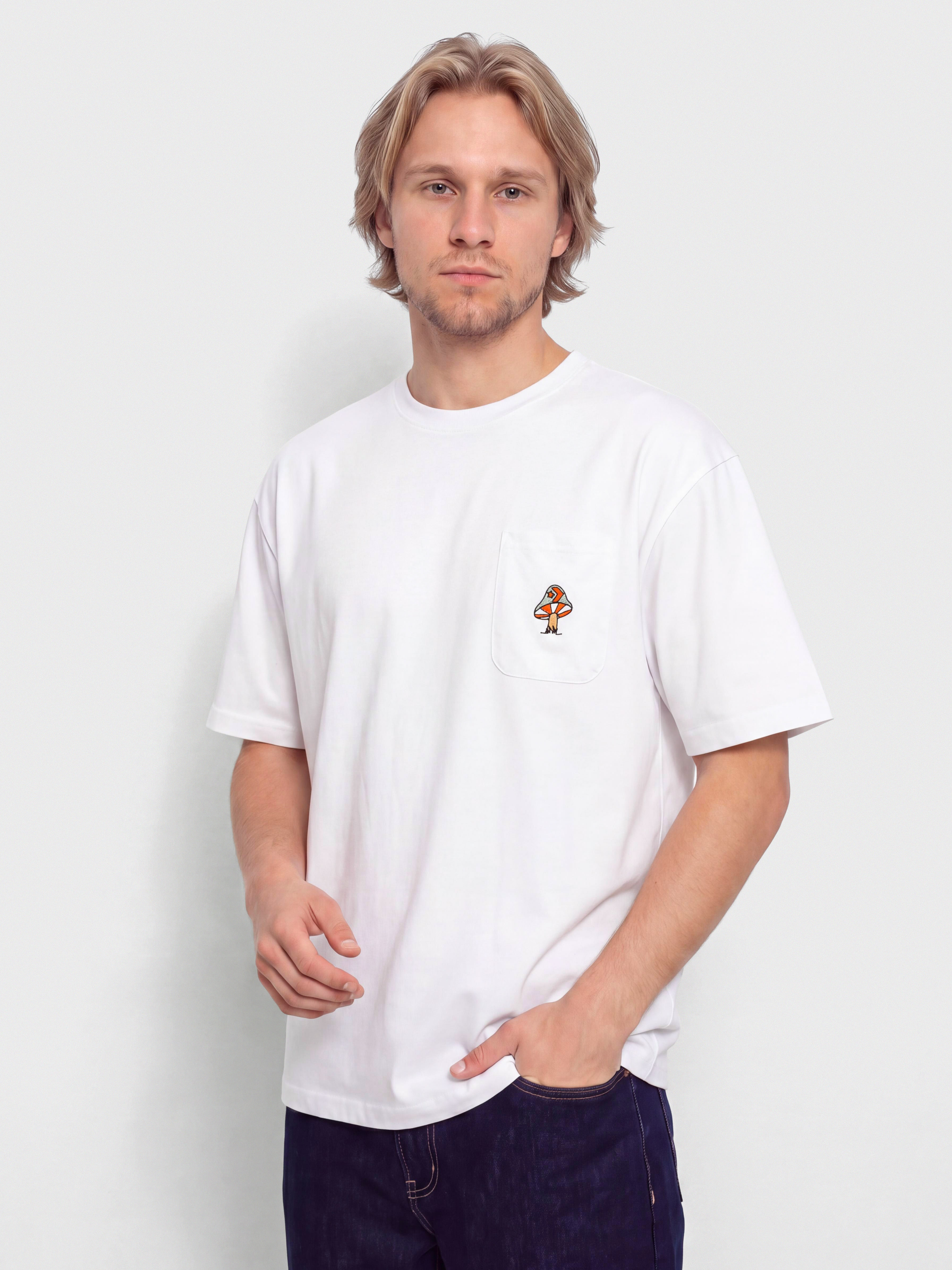 Tričko Converse Mushroom Star Chevron (optical white)