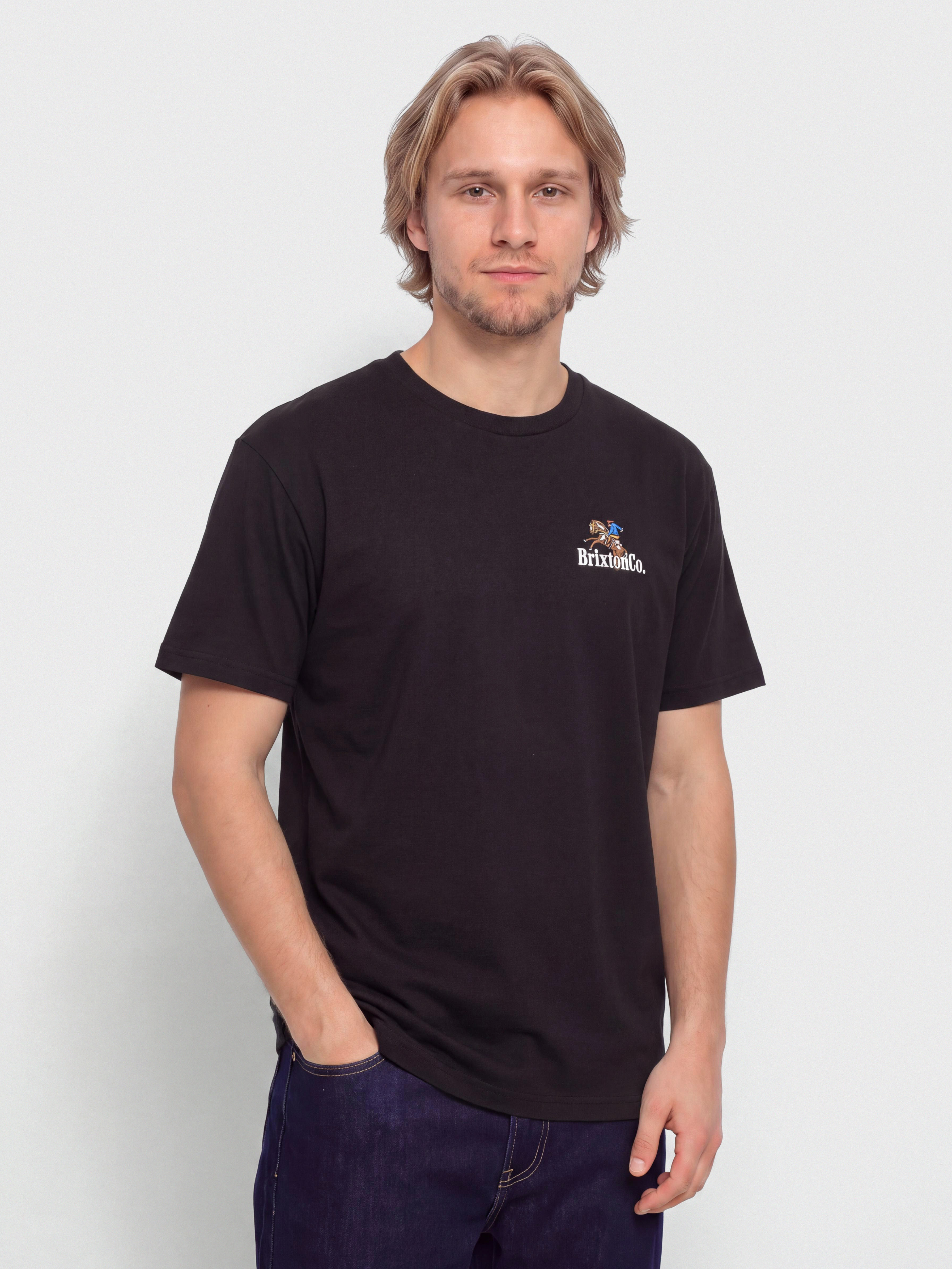 Tričko Brixton Inwood Stt (black)