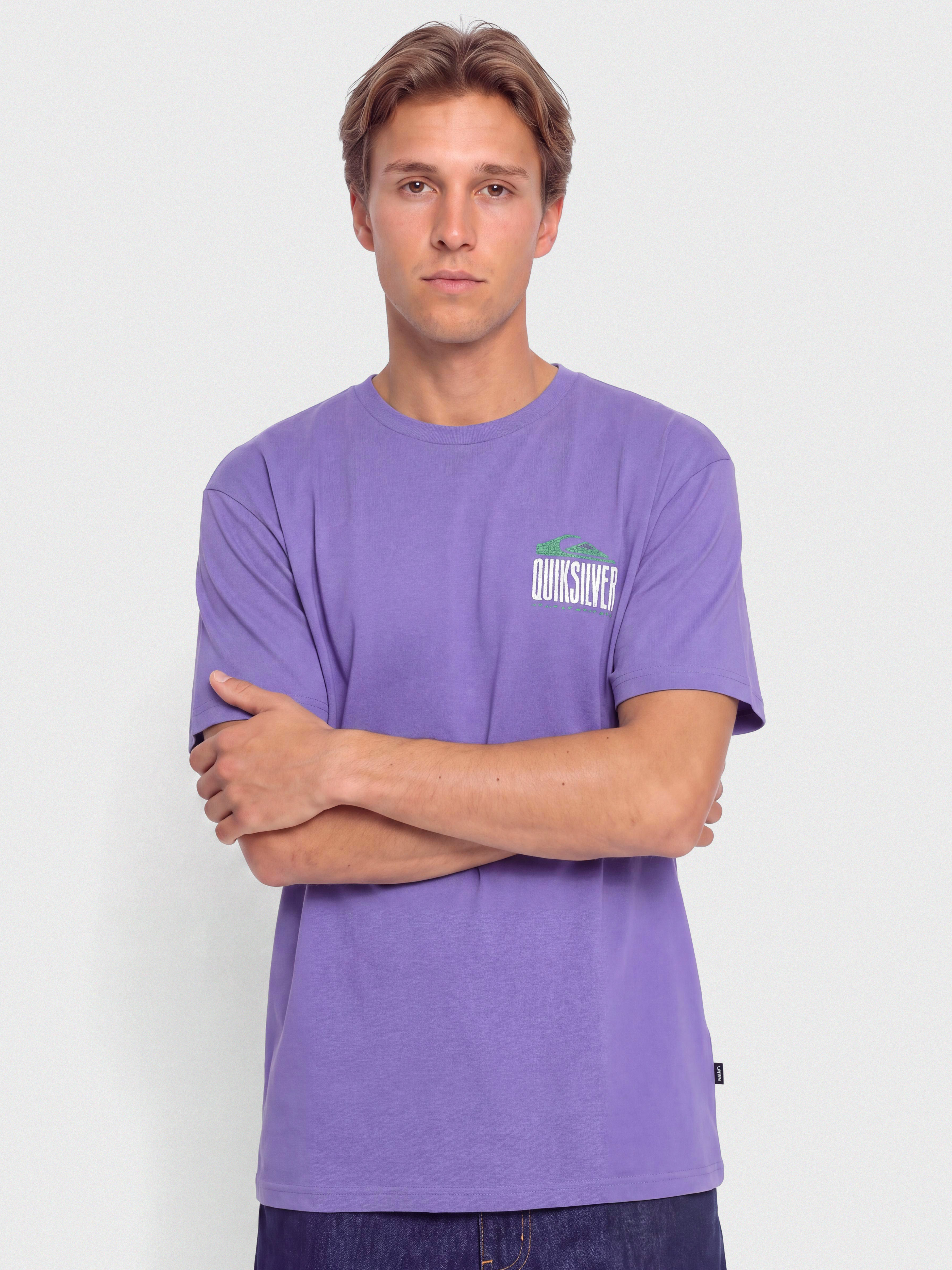 Tričko Quiksilver World Force (dusted peri)