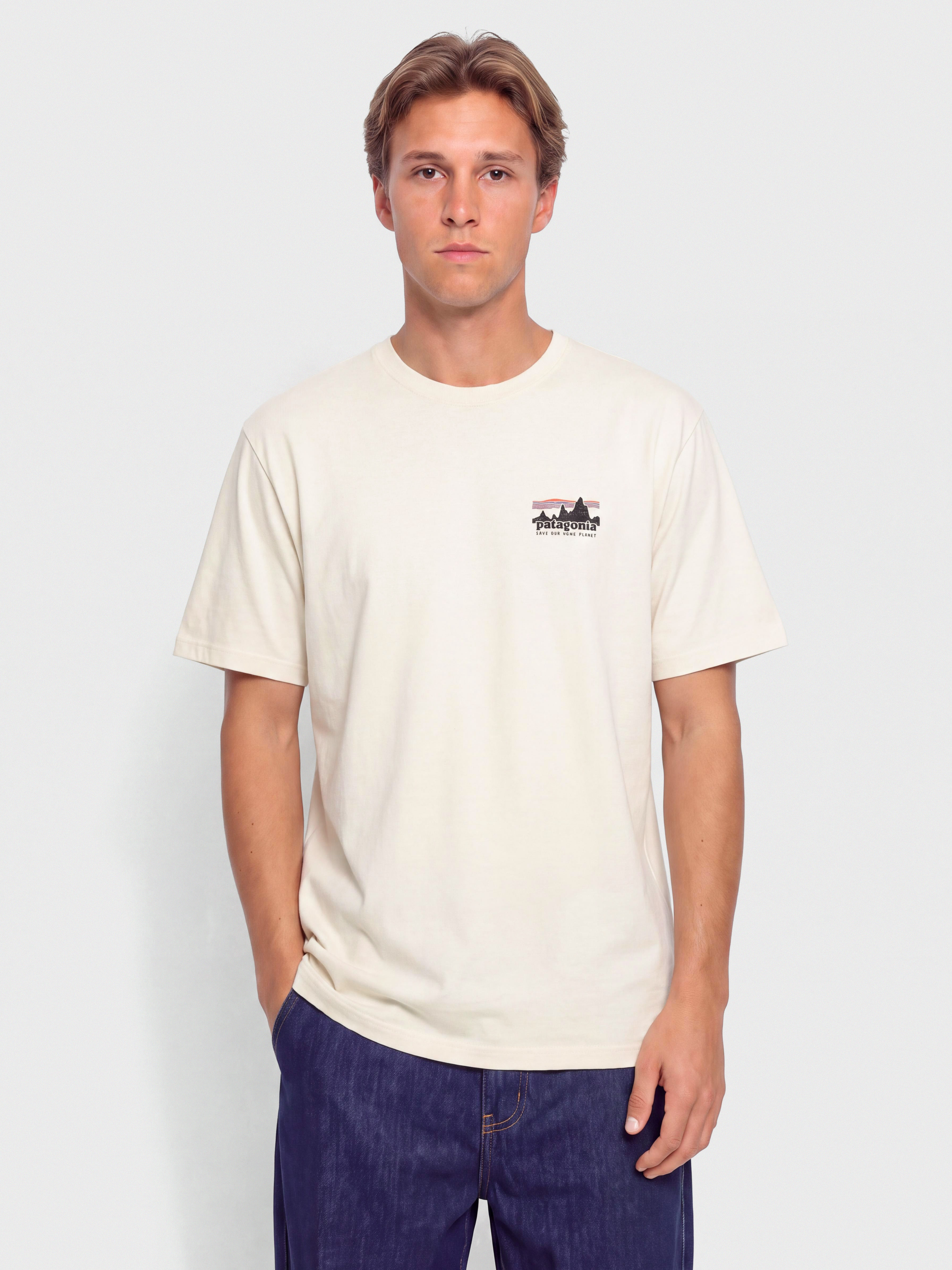 Tričko Patagonia 73 Skyline (undyed natural)