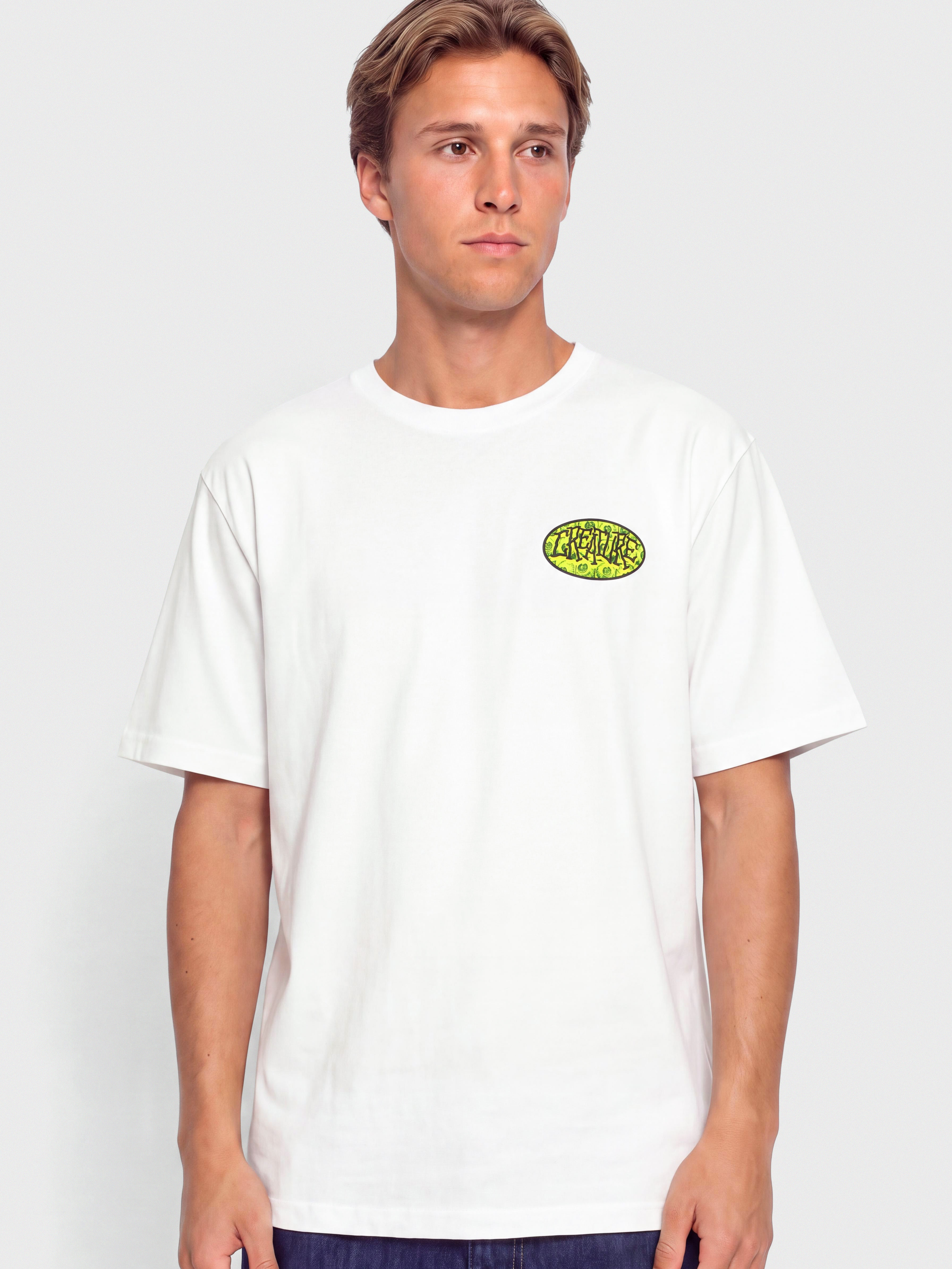 Tričko Creature Crash And Burn (white)
