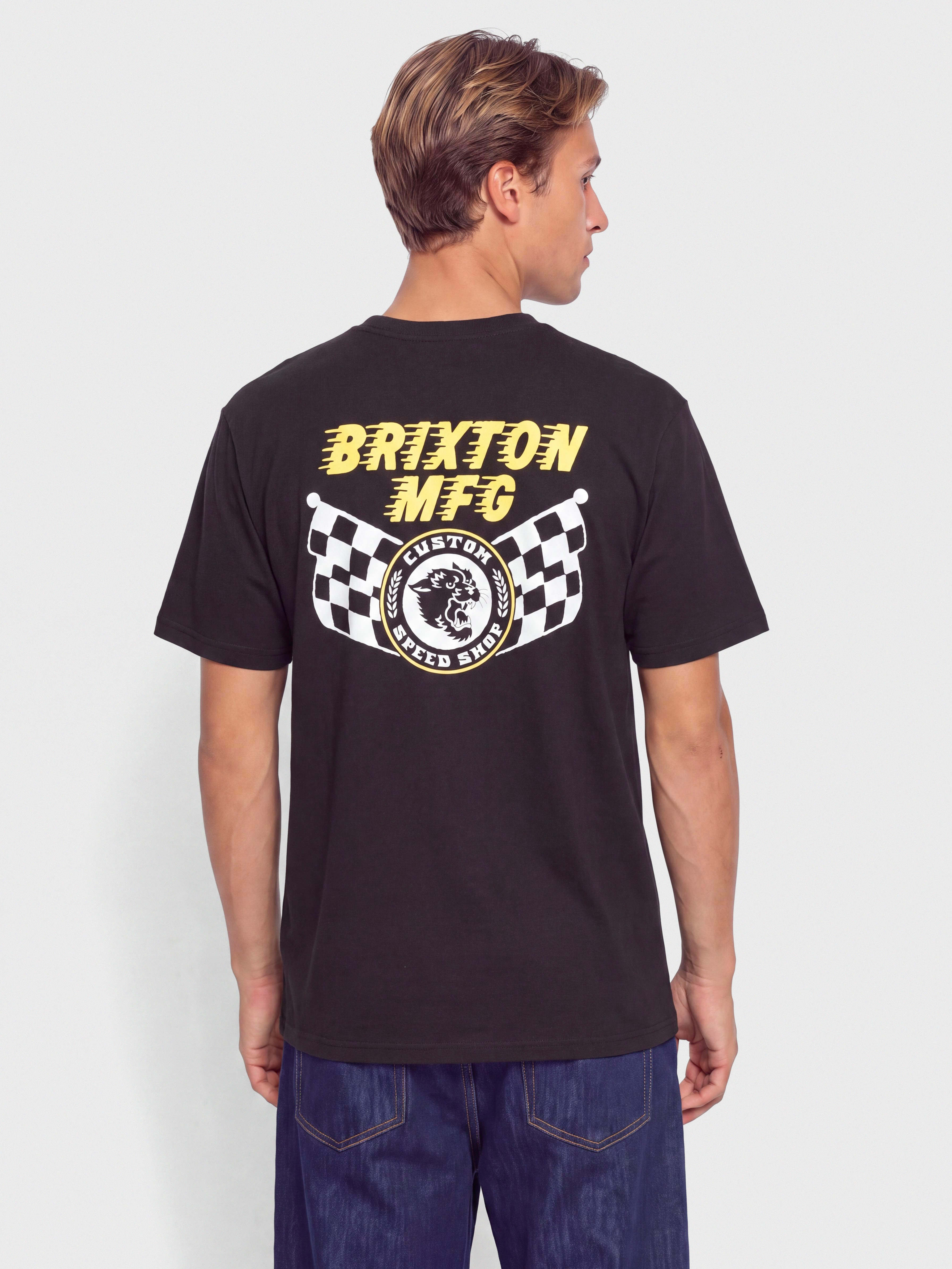Tričko Brixton Dunbar Stt (black)