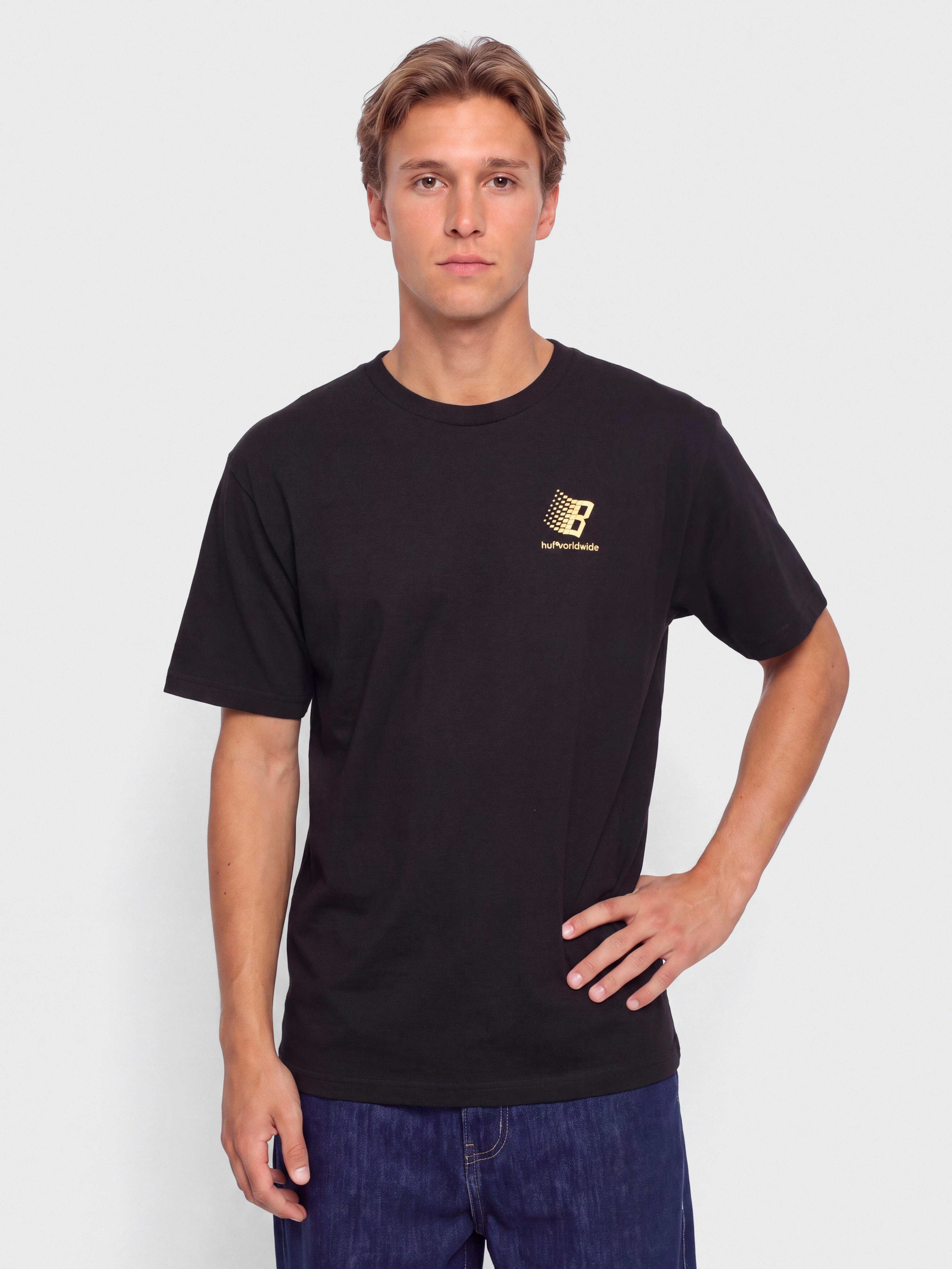 Tričko HUF X Bronze Worldwide (black)