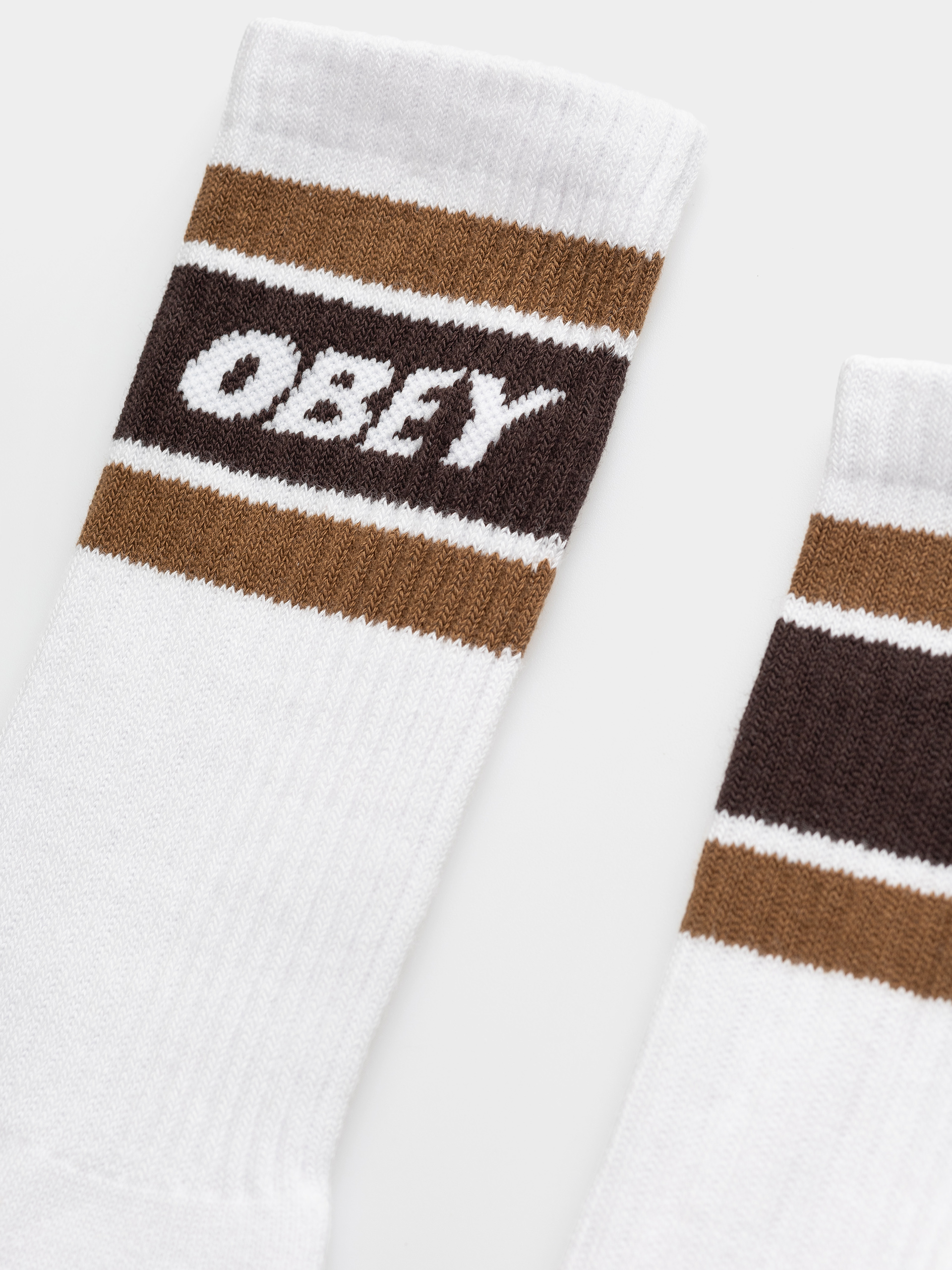 Ponožky OBEY Cooper II (white/demitasse)