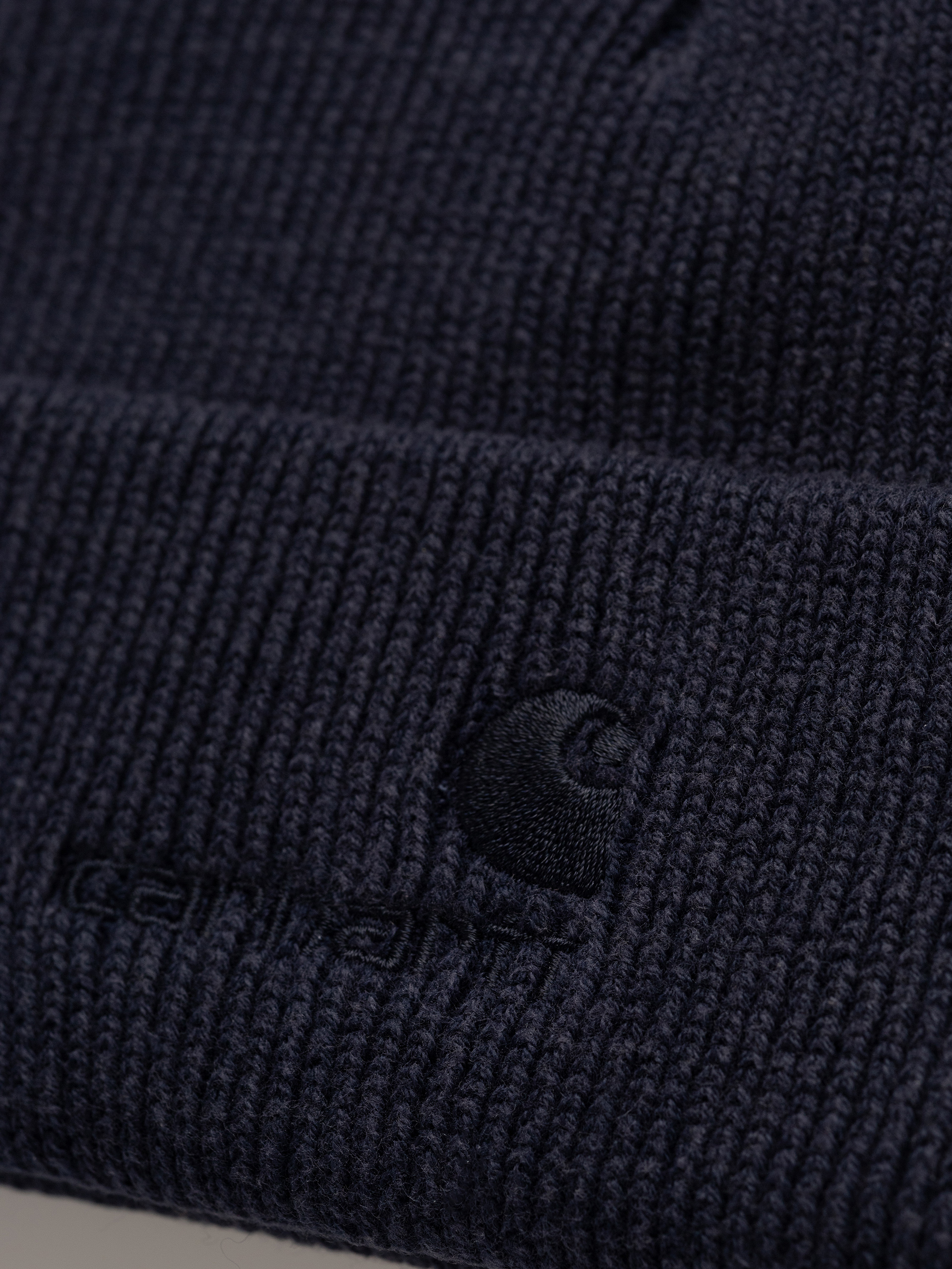 Čepice Carhartt WIP Lambert (dark navy/moon wash)
