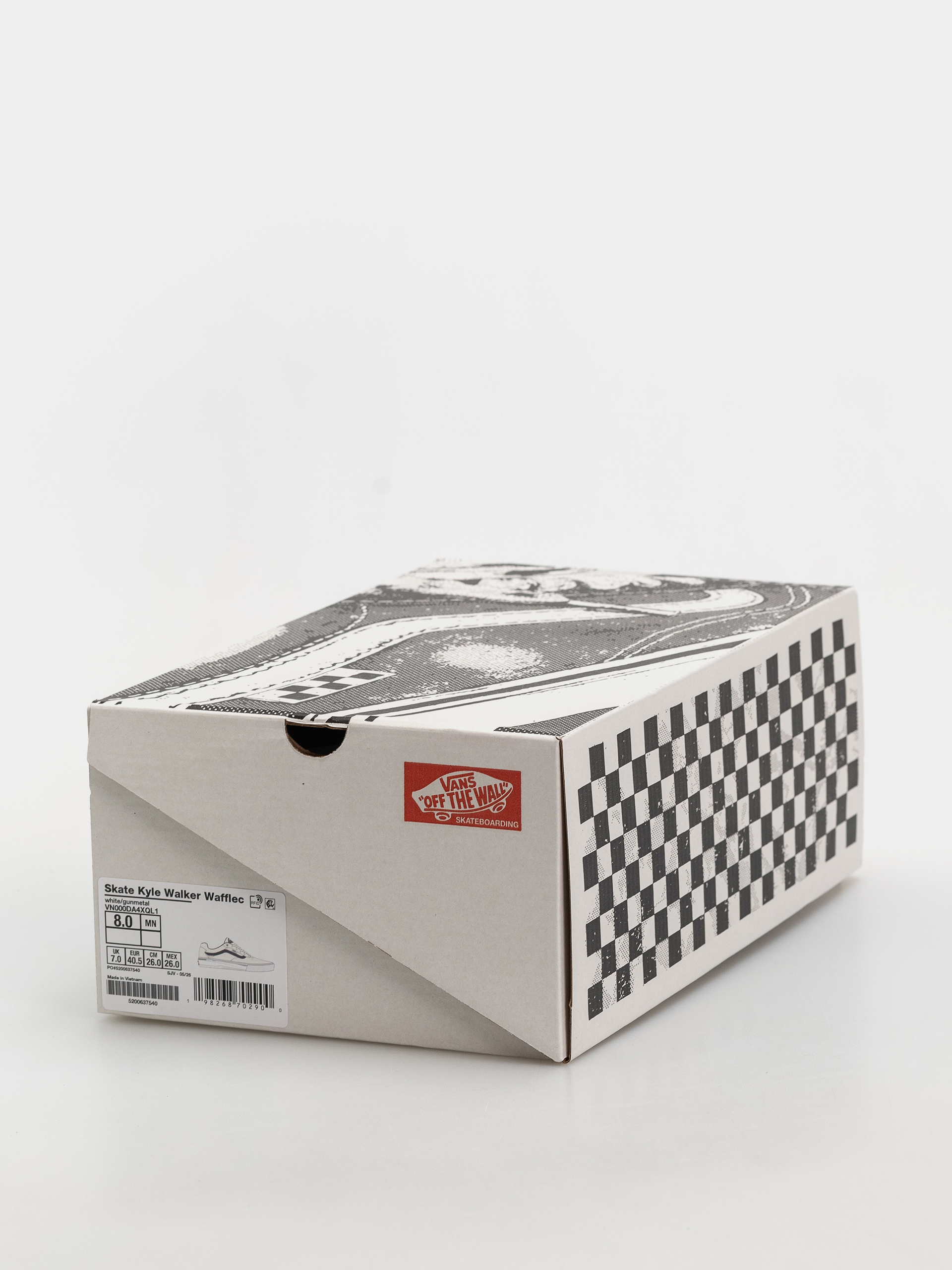 Boty Vans Skate Kyle Walker Wafflecup (white/gunmetal)