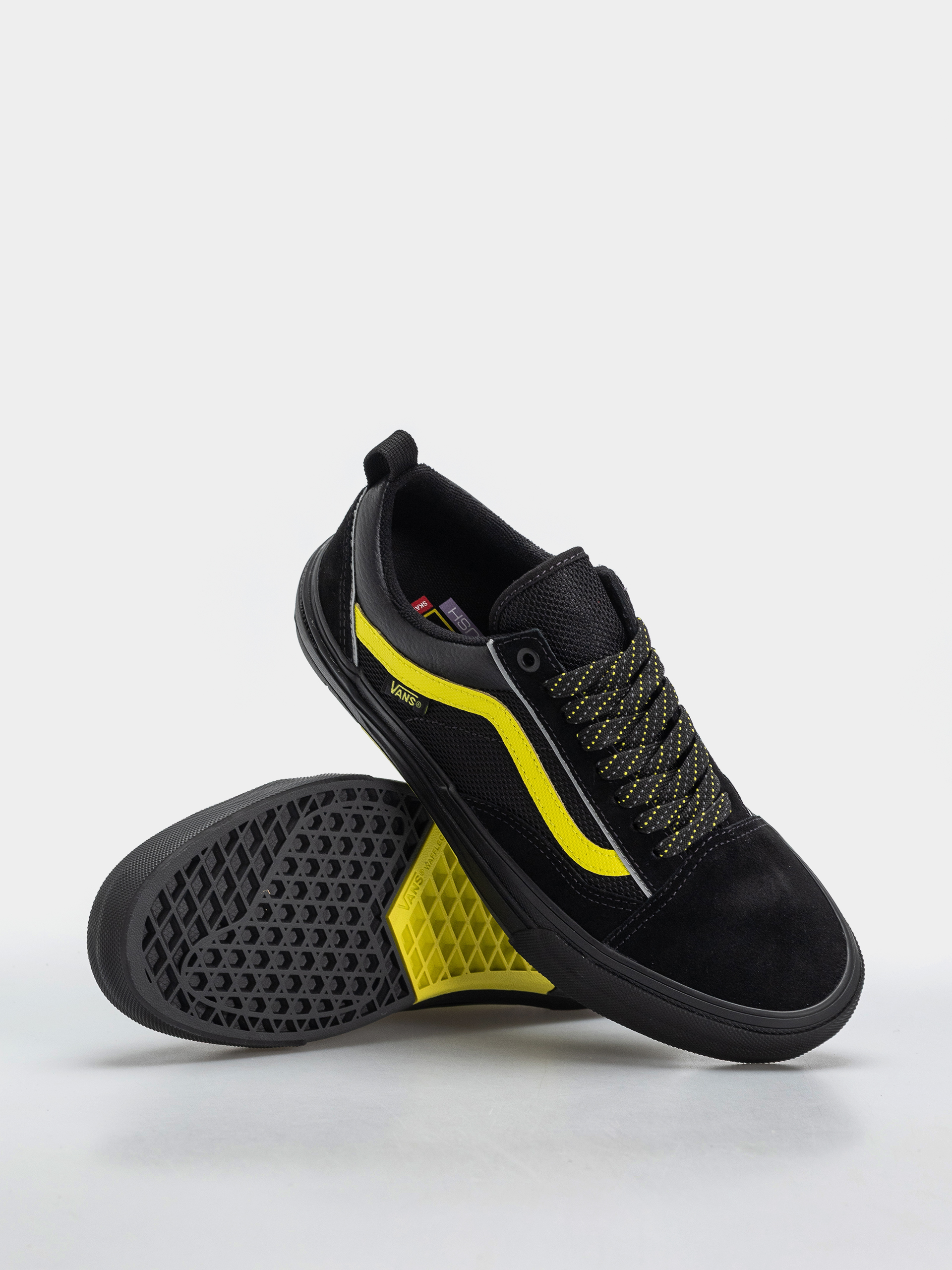 Boty Vans Skate Old Skool Wafflecup (black/lime)
