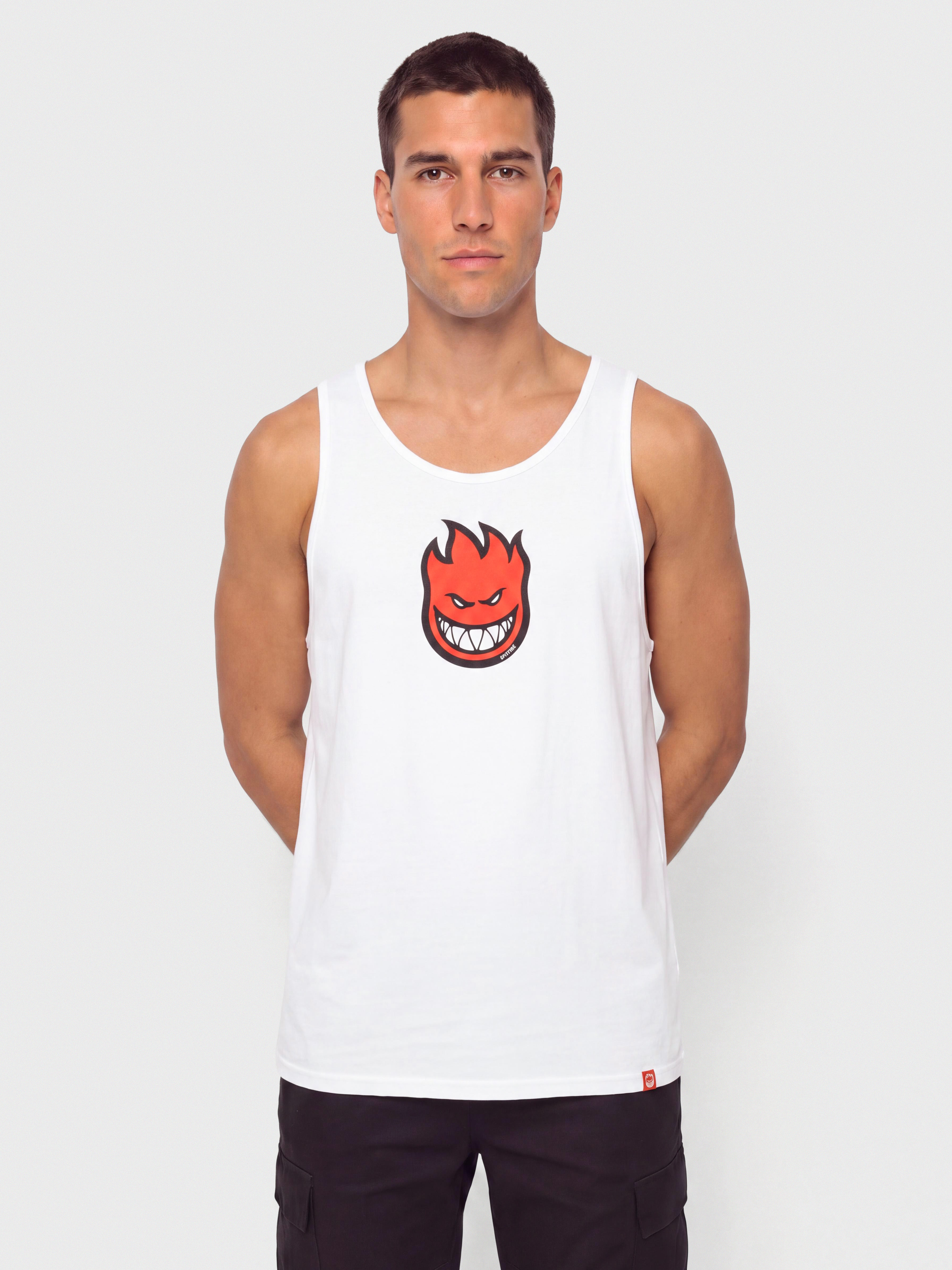 Triu010dko Spitfire Bighead Mid Fill (white w/red black white print)