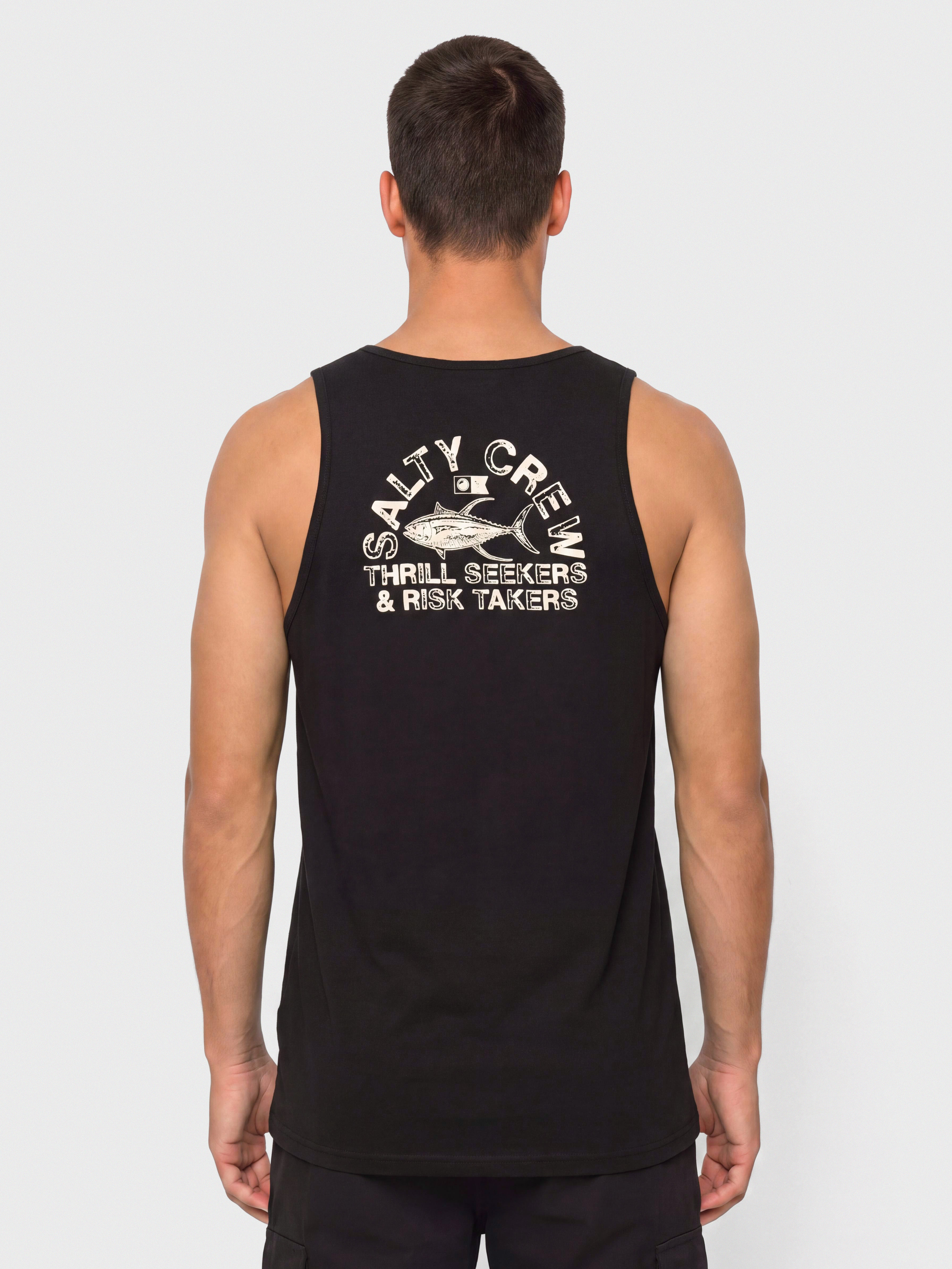 Tričko Salty Crew Stamped (black)