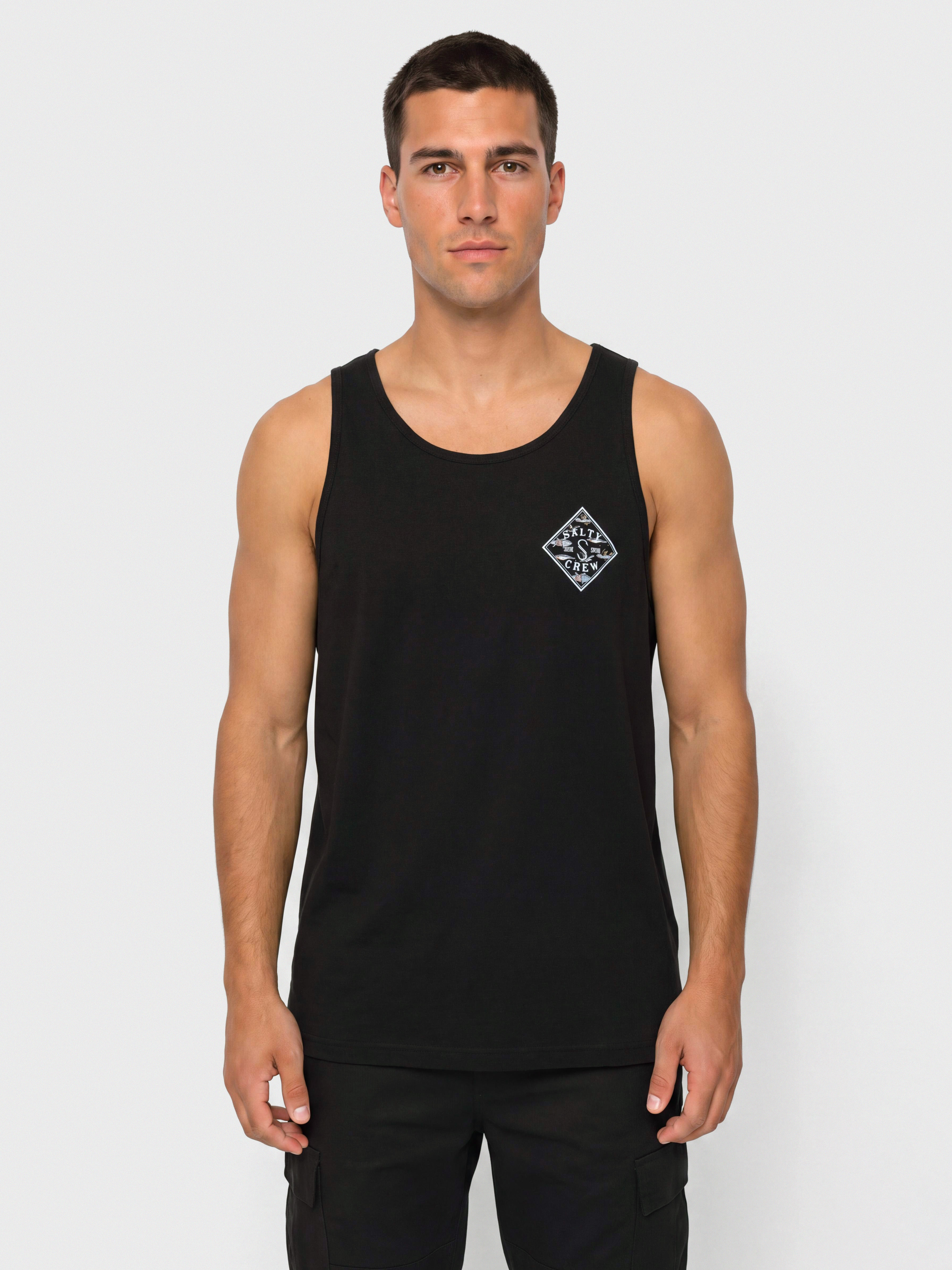 Tričko Salty Crew Tippet Fill (black)