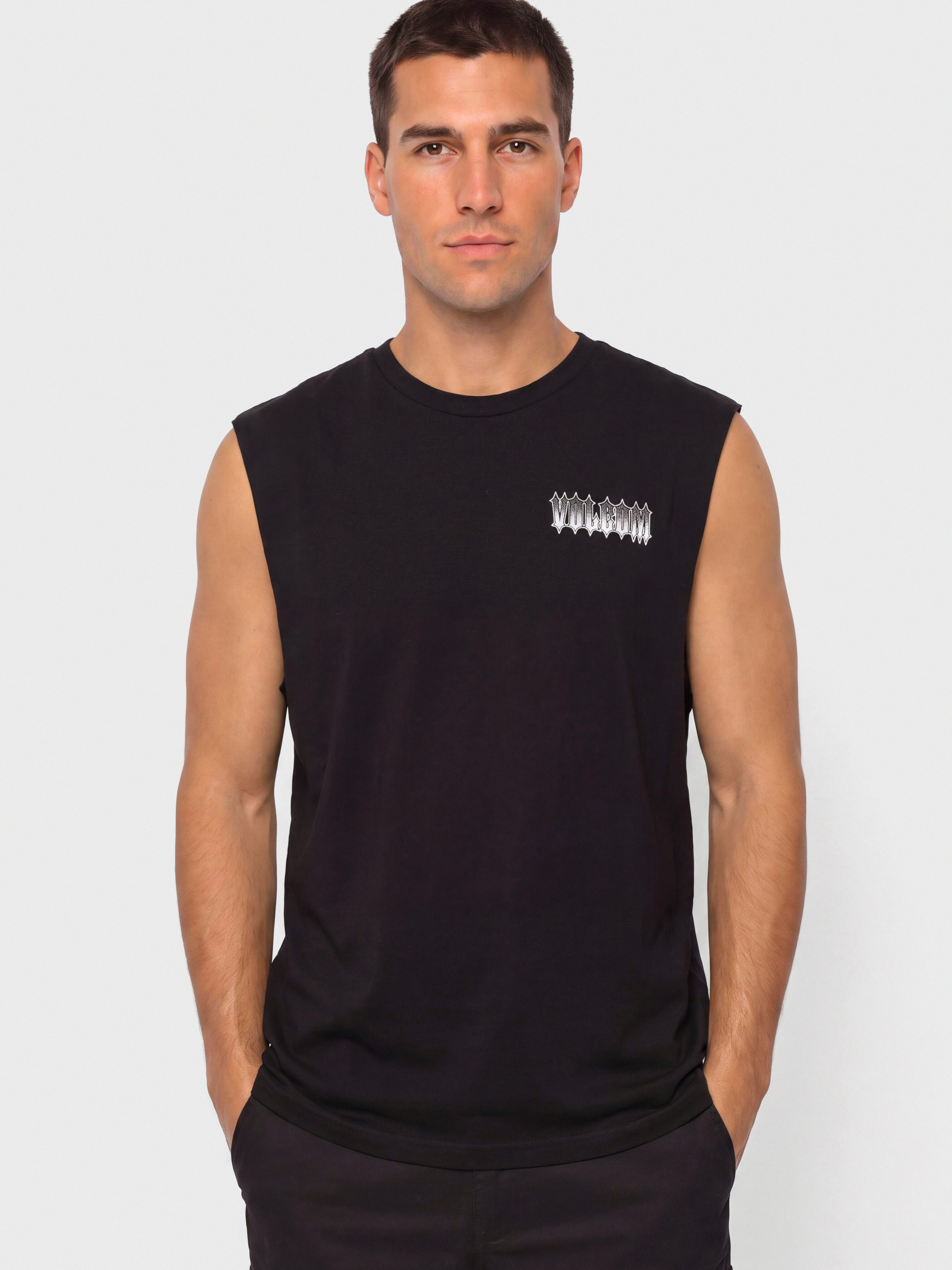 Tričko Volcom Gamma Doom Slvls (black)