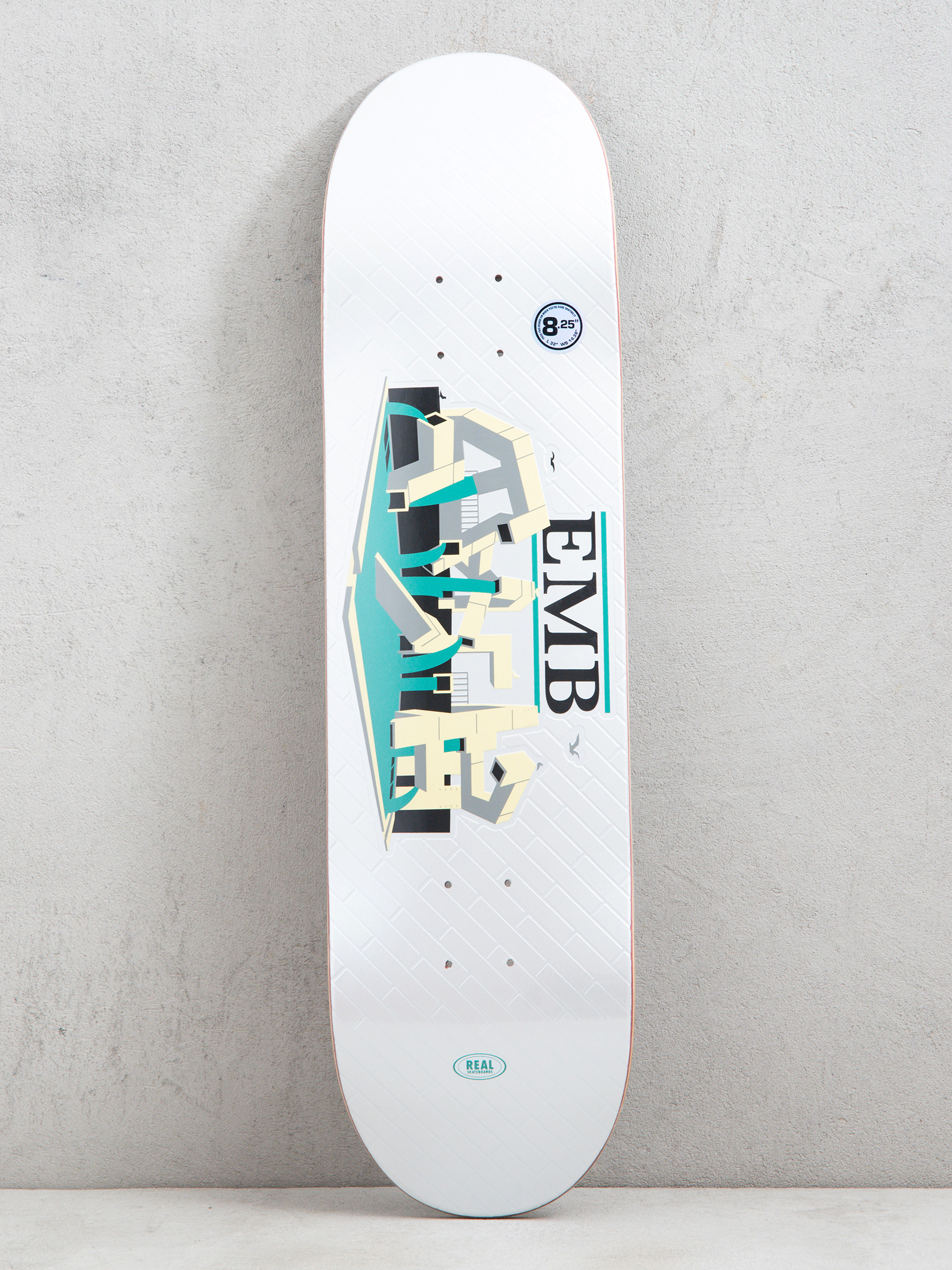 Deska Real Team Emb (white)