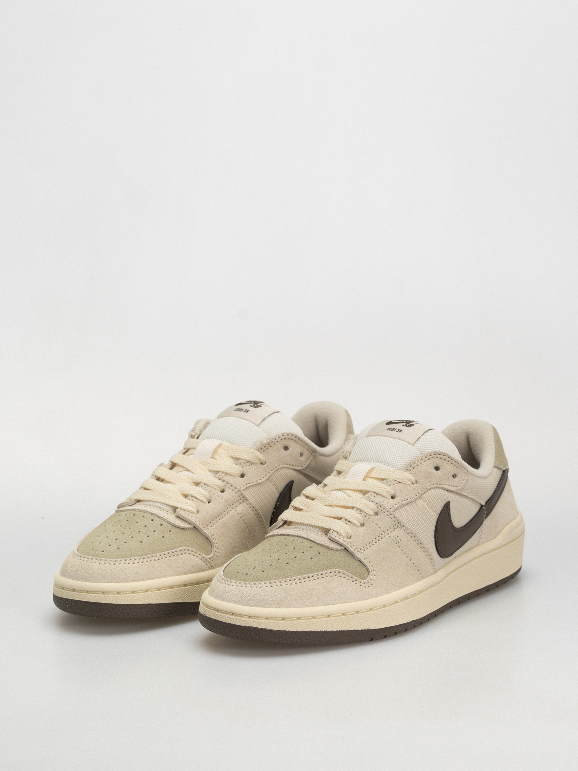 Boty Nike SB Code 58 (pale ivory/dark hazel lt khaki muslin)