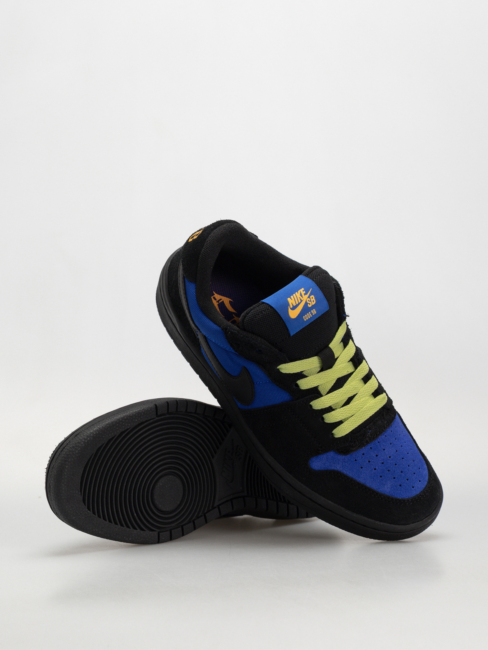 Boty Nike SB Code 58 (racer blue/black black lt lemon twist)
