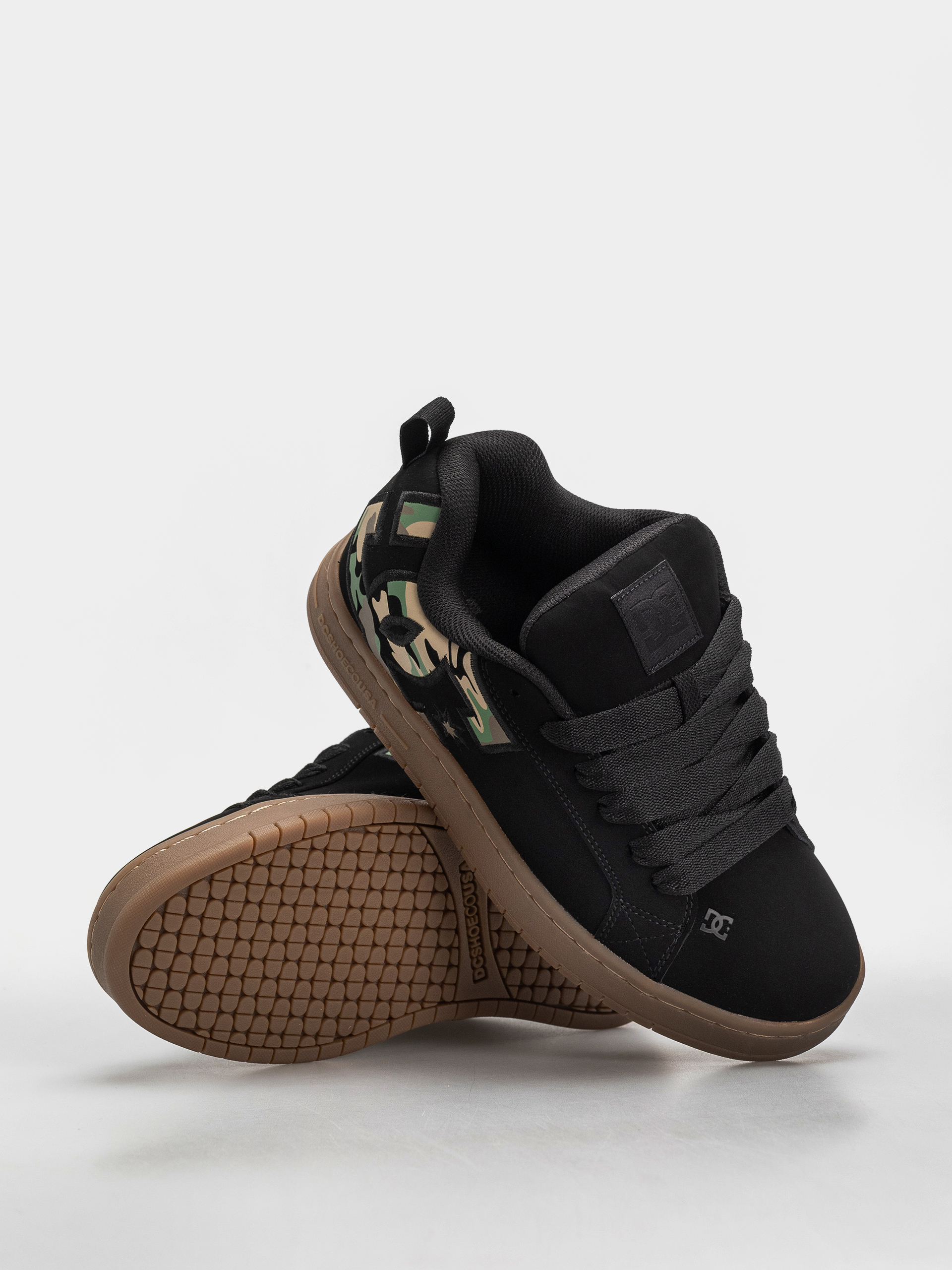 Boty DC Court Graffik (black/black/gum)