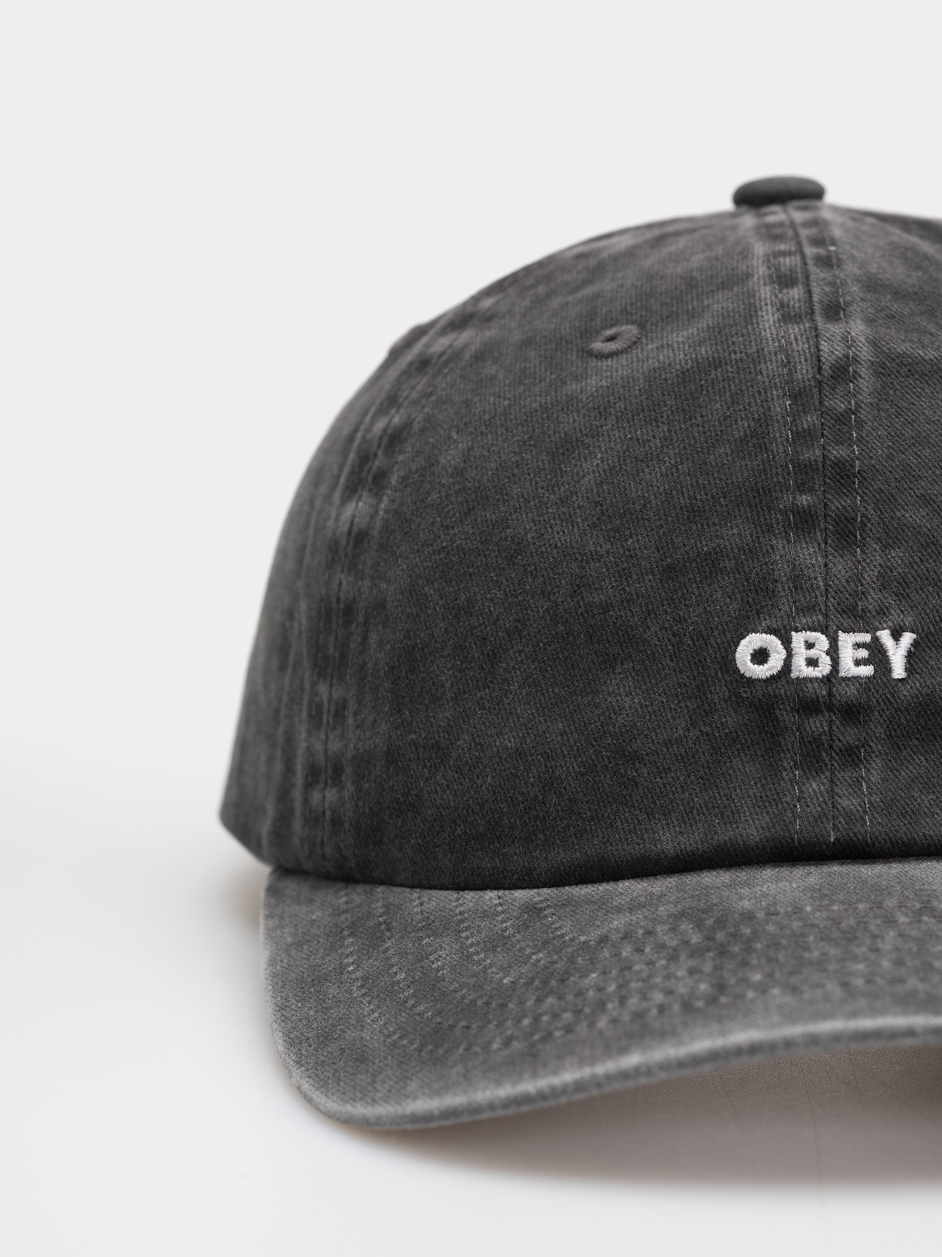 Kšiltovka  OBEY Pigment Bold 6 Panel (pigment black)