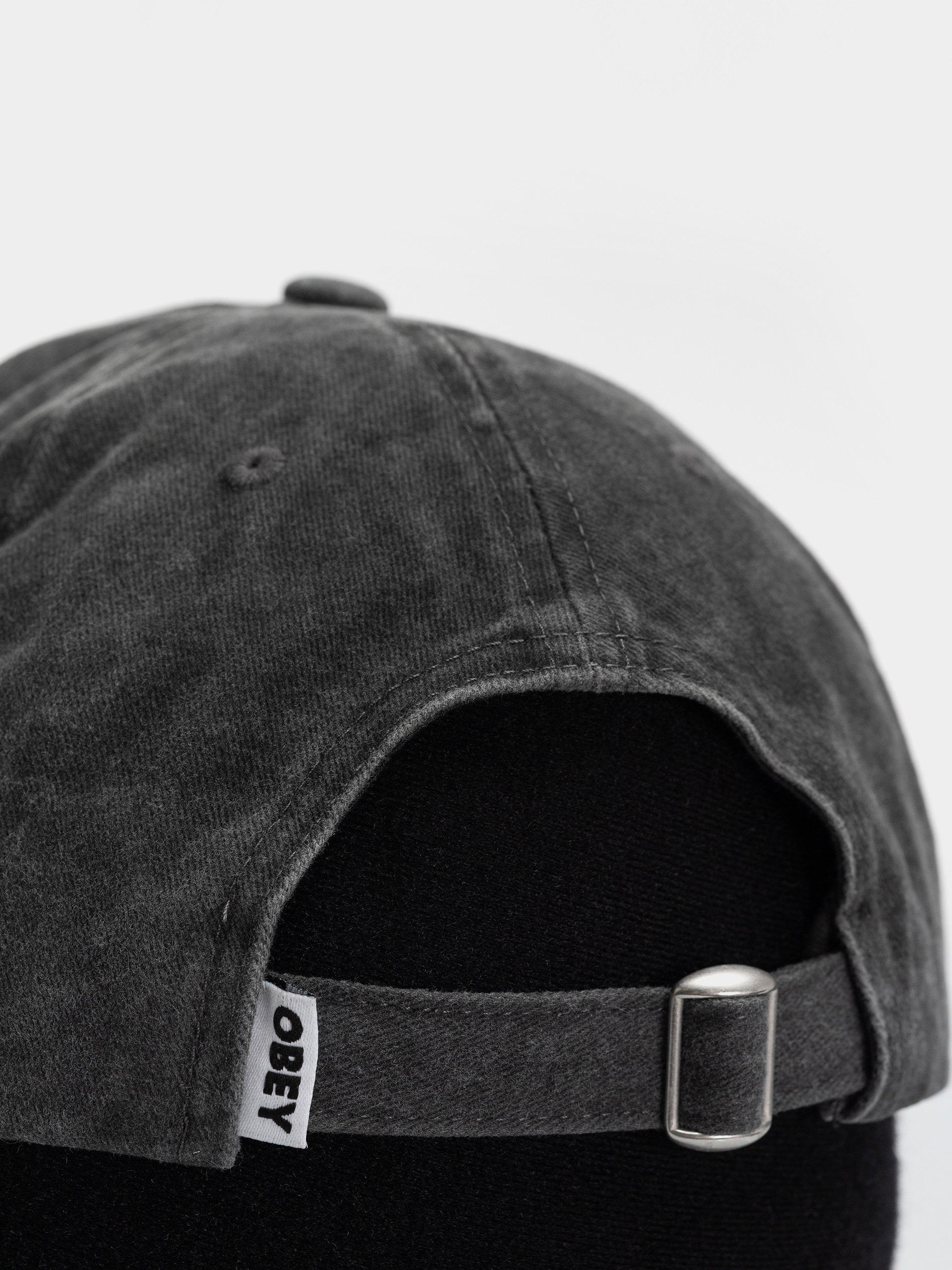Kšiltovka  OBEY Pigment Outline Delta 6 Panel (pigment black)