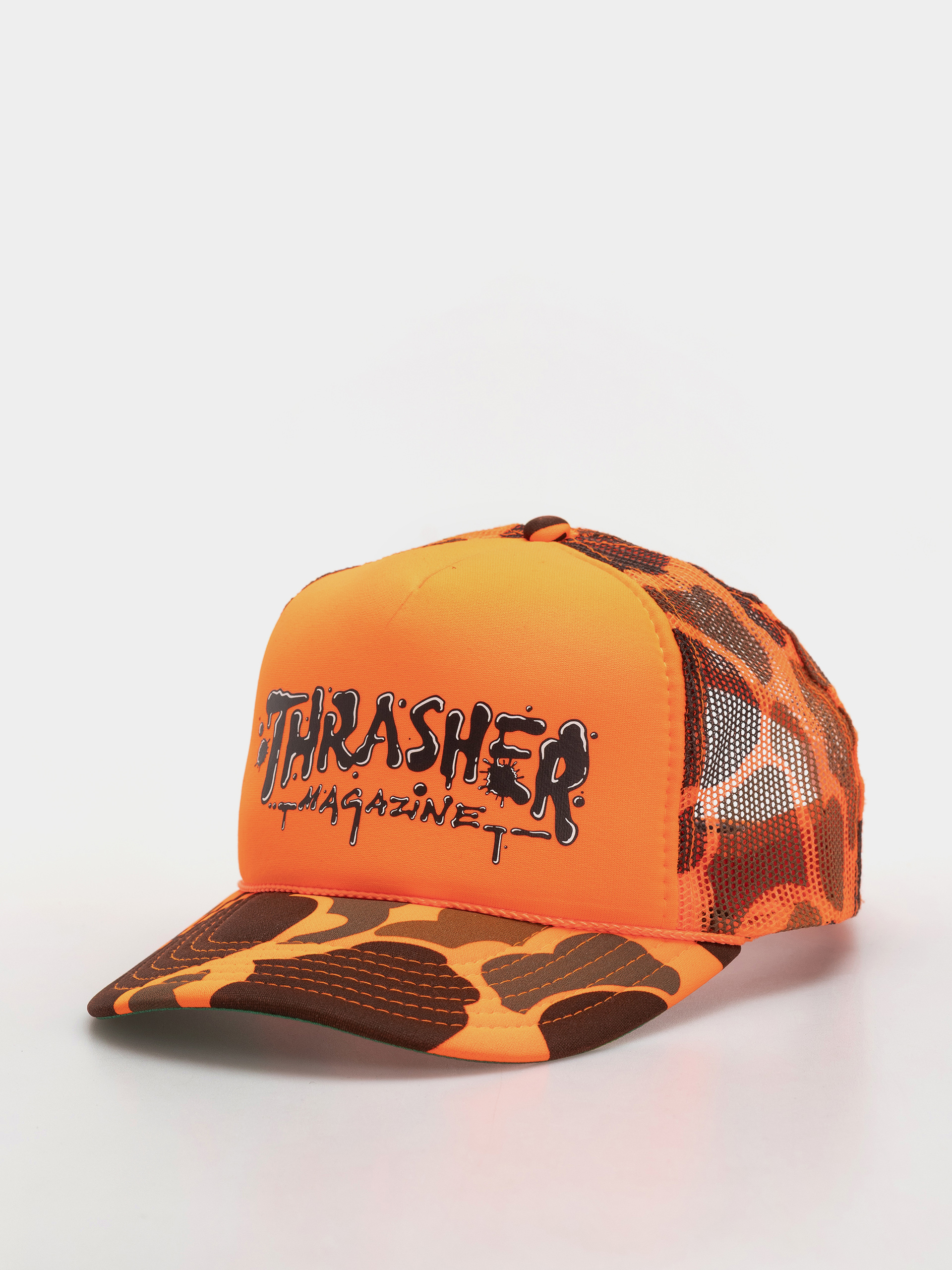 Kšiltovka  Thrasher Wet Paint Trucker (orange camo)