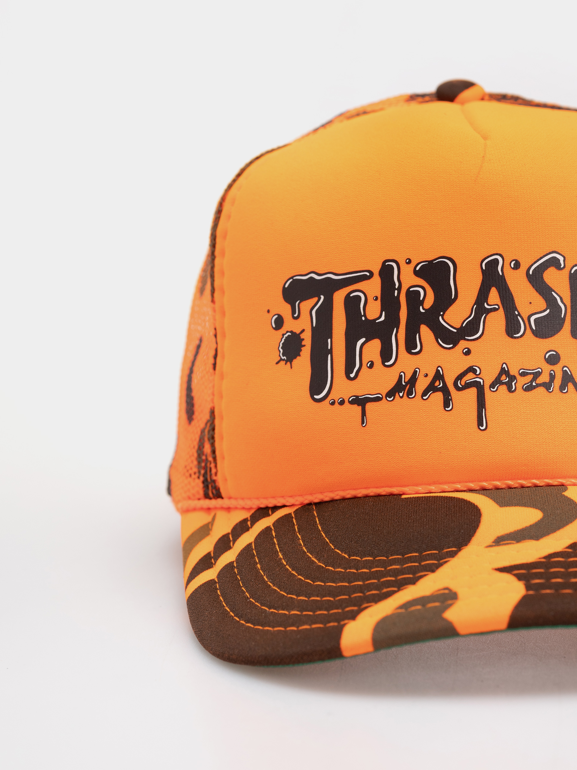 Kšiltovka  Thrasher Wet Paint Trucker (orange camo)