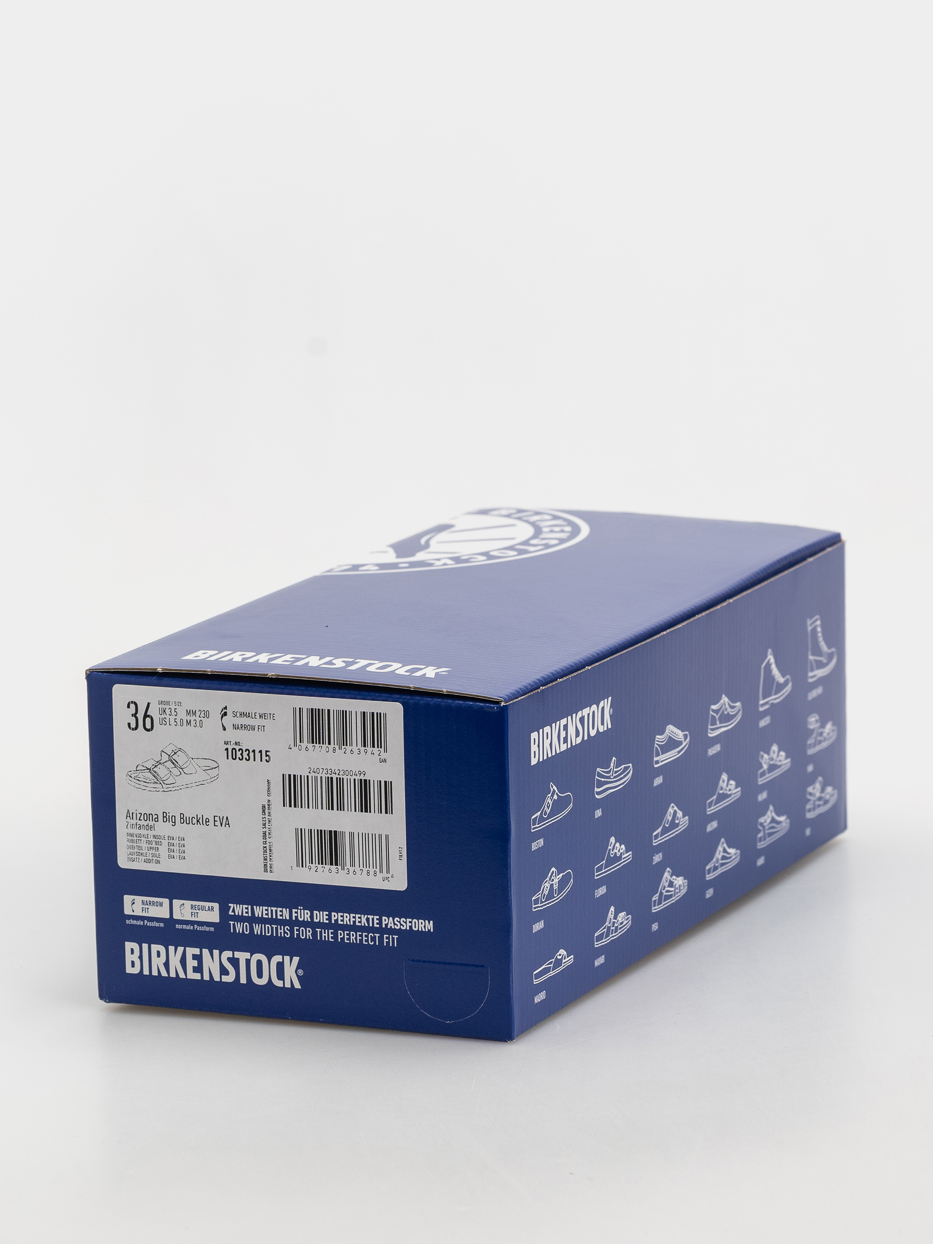 Plážovky Birkenstock Arizona Big Buckle EVA Narrow Wmn (zinfandel)