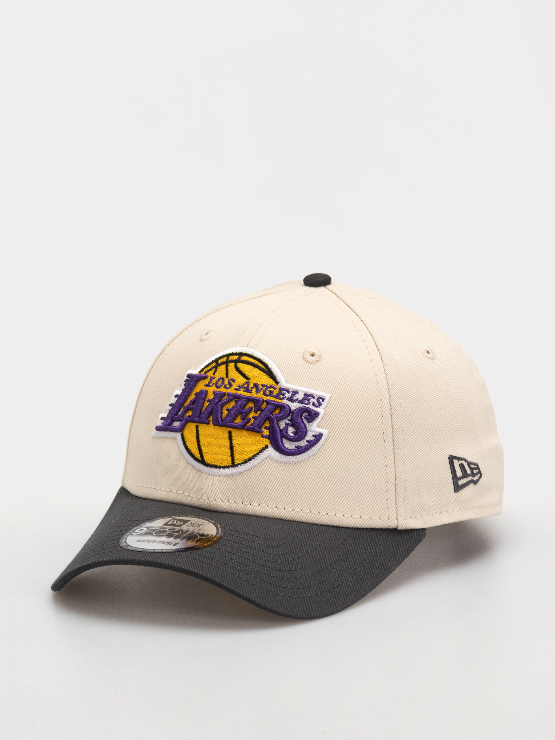 Kšiltovka  New Era Nba Colourblock 9Forty Los Angeles Lakers (light cream/grey)