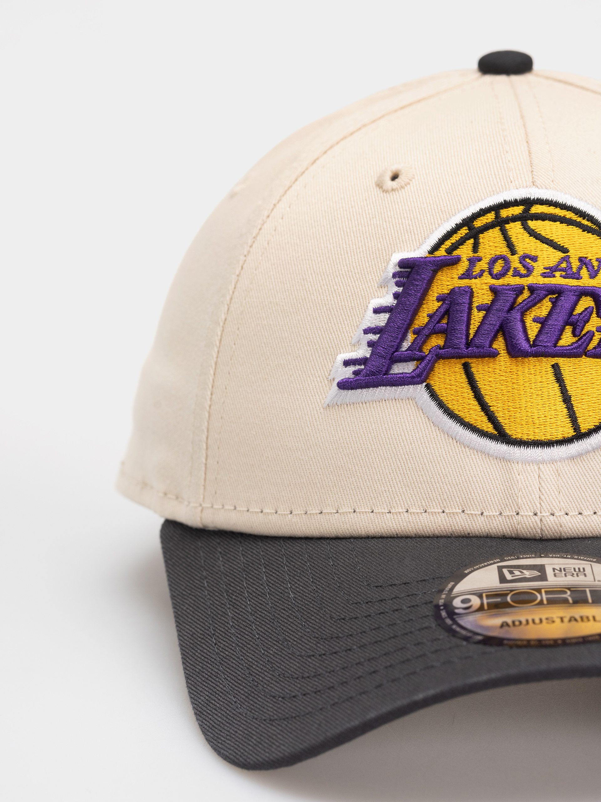 Kšiltovka  New Era Nba Colourblock 9Forty Los Angeles Lakers (light cream/grey)