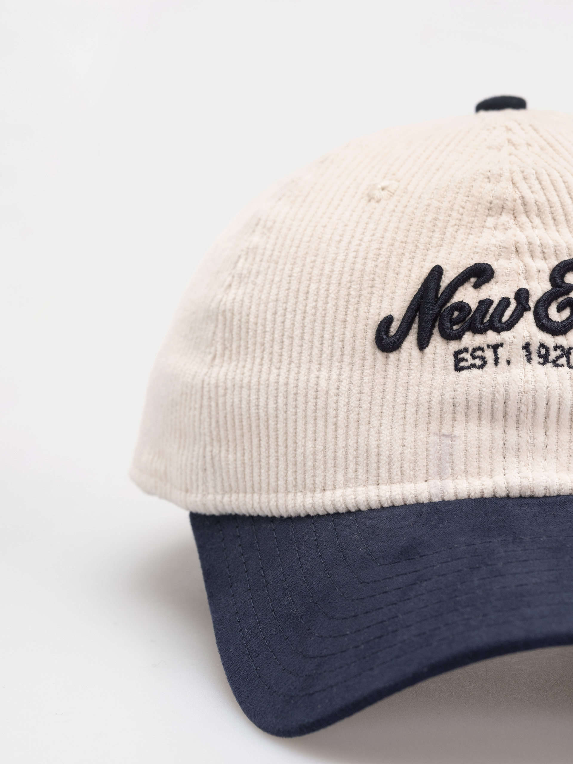 Kšiltovka  New Era Cord Mix 9Twenty (cream/navy)