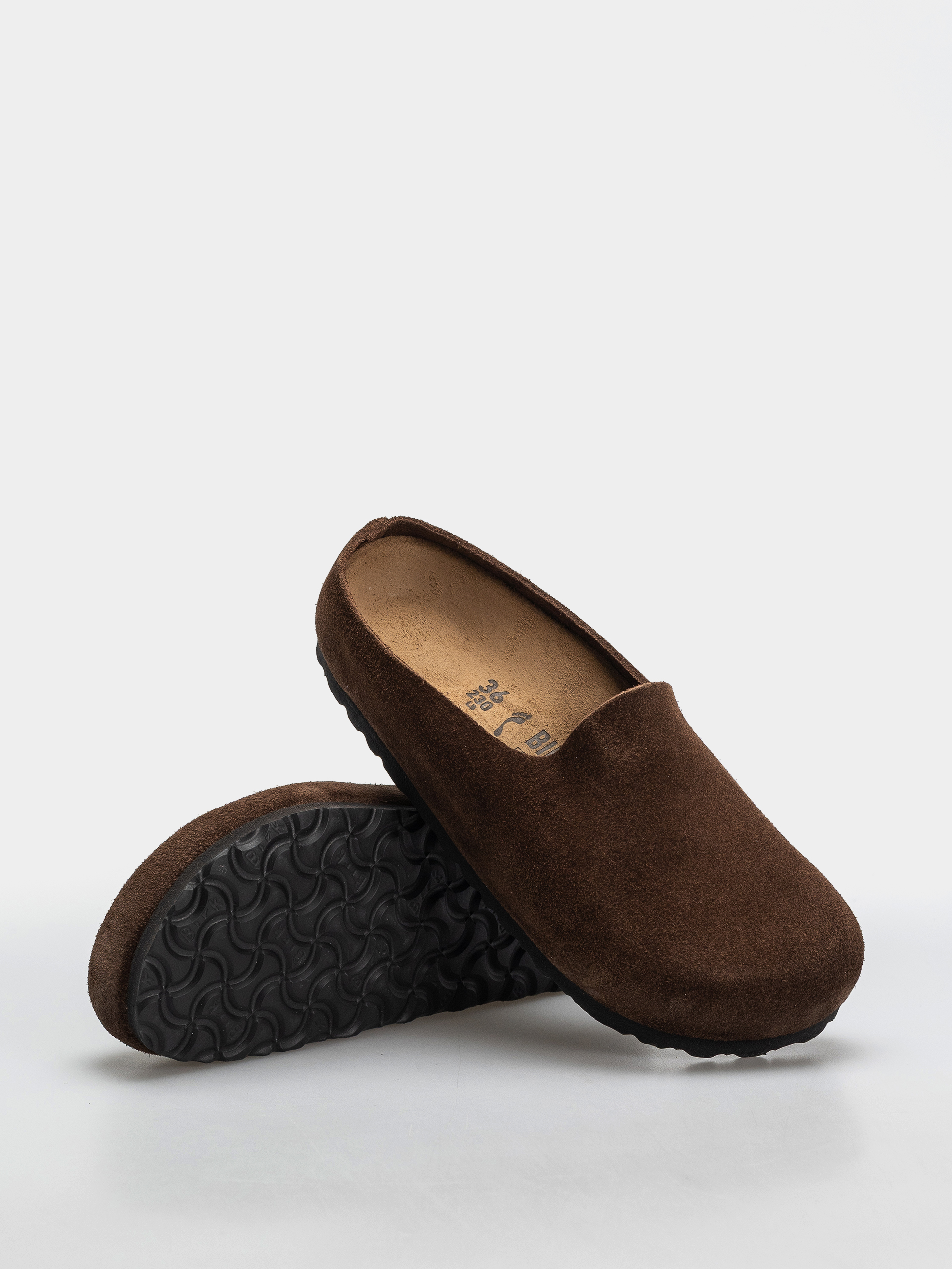 Plážovky Birkenstock Amsterdam Wrapped Suede Leather Narrow (carafe)