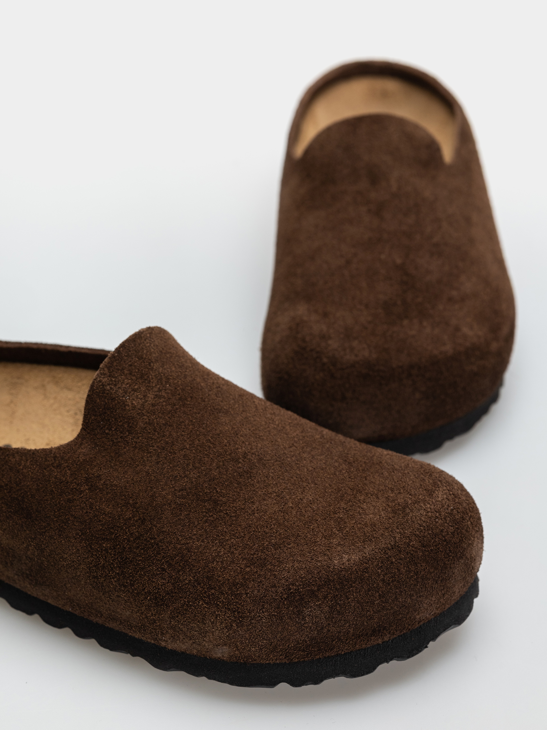 Plážovky Birkenstock Amsterdam Wrapped Suede Leather Narrow (carafe)