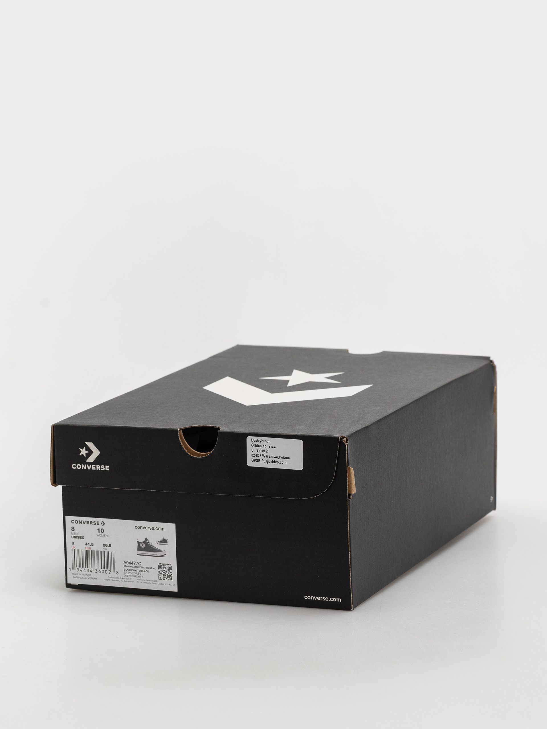 Boty Converse Chuck Taylor All Star Malden Street Boot Mid (black/black)
